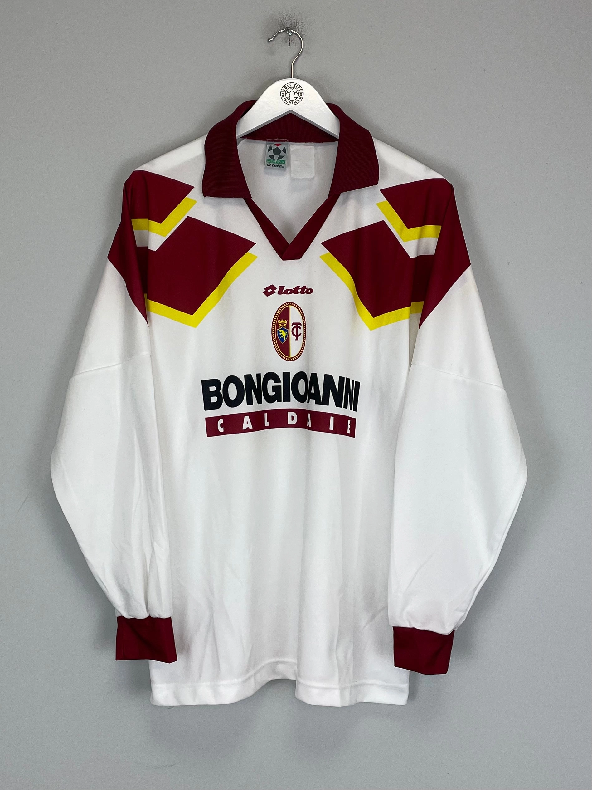 1994/95 TORINO L/S AWAY SHIRT (L) LOTTO Hollow Core Fiber