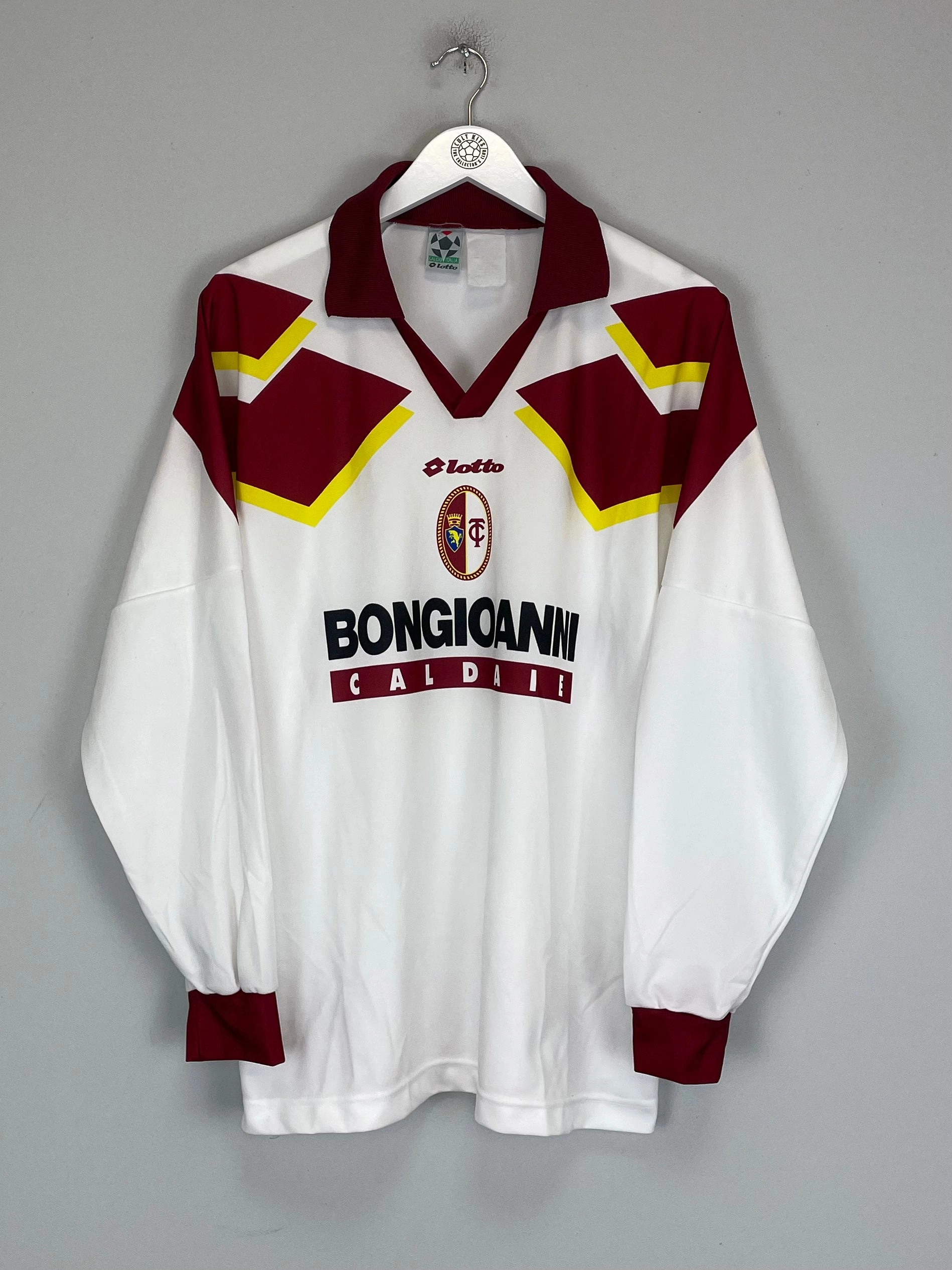 Core Fit 1994/95 TORINO L/S AWAY SHIRT (L) LOTTO
