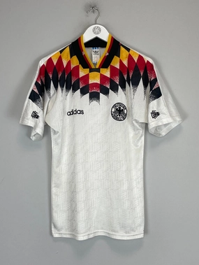 1994/96 GERMANY HOME SHIRT (S) ADIDAS Friction Free Zipper Guard Easy Stretch
