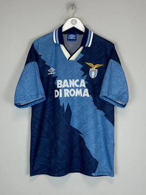 Molded Collar Architecture 1994/96 LAZIO AWAY SHIRT (L) UMBRO