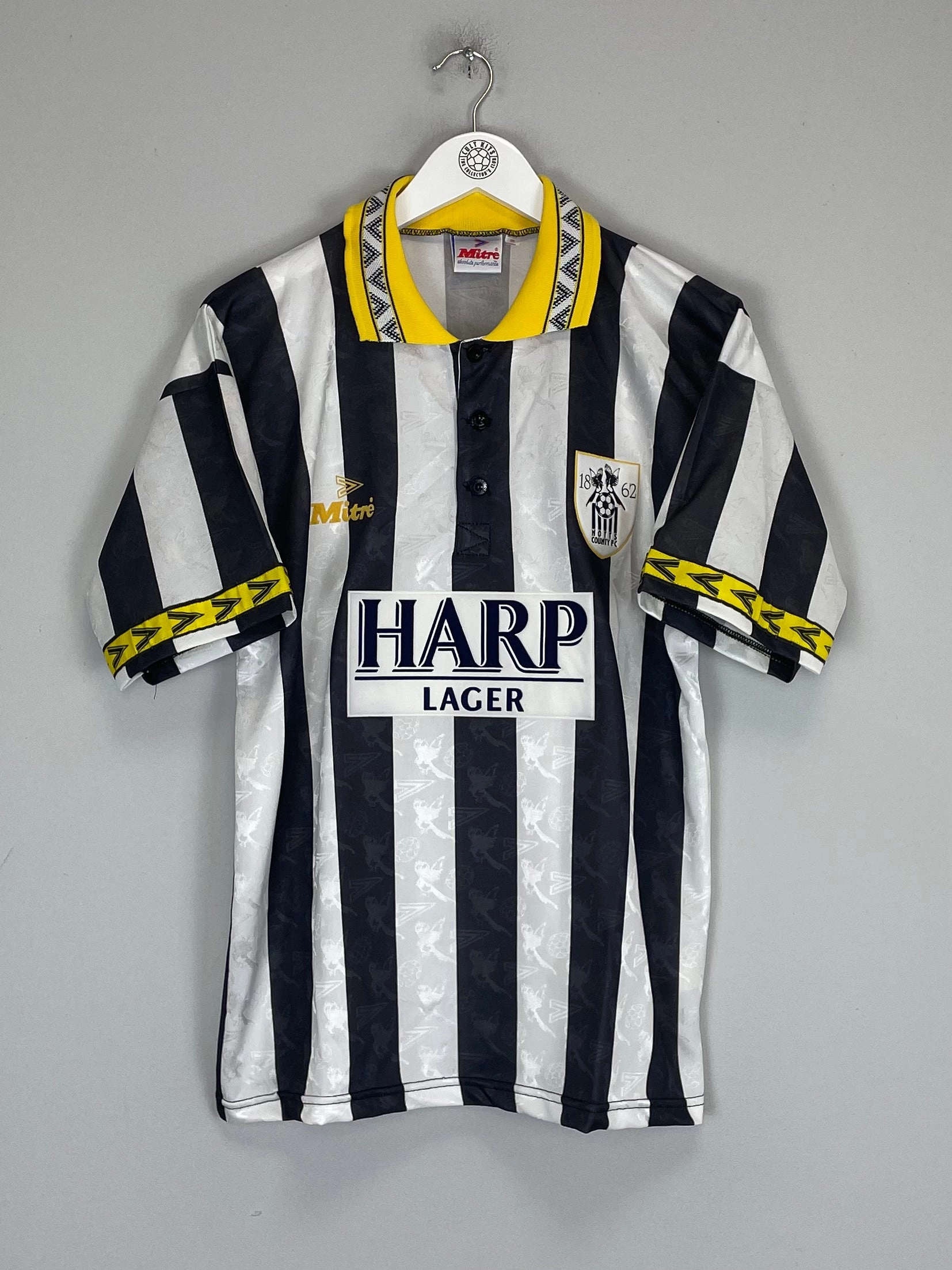 4 Way Stretch 1994/96 NOTTS COUNTY *MINT* HOME SHIRT (M) MITRE