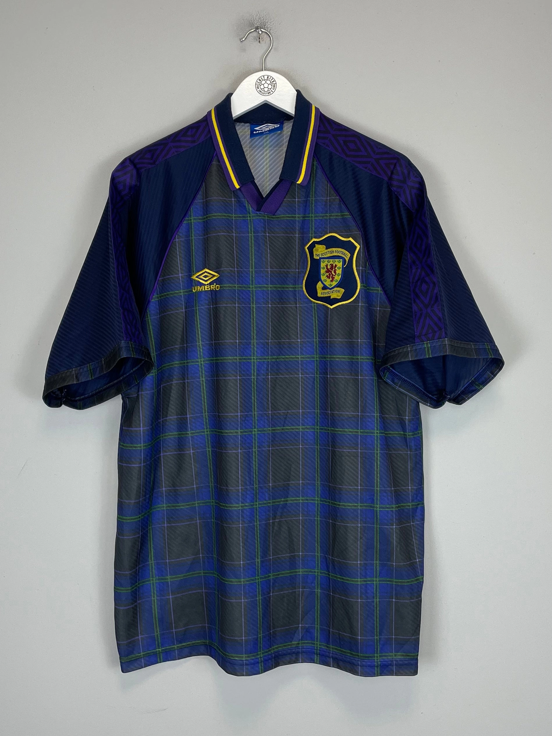 1994/96 SCOTLAND HOME SHIRT (XXL) UMBRO Eco Conscious Manufacturing