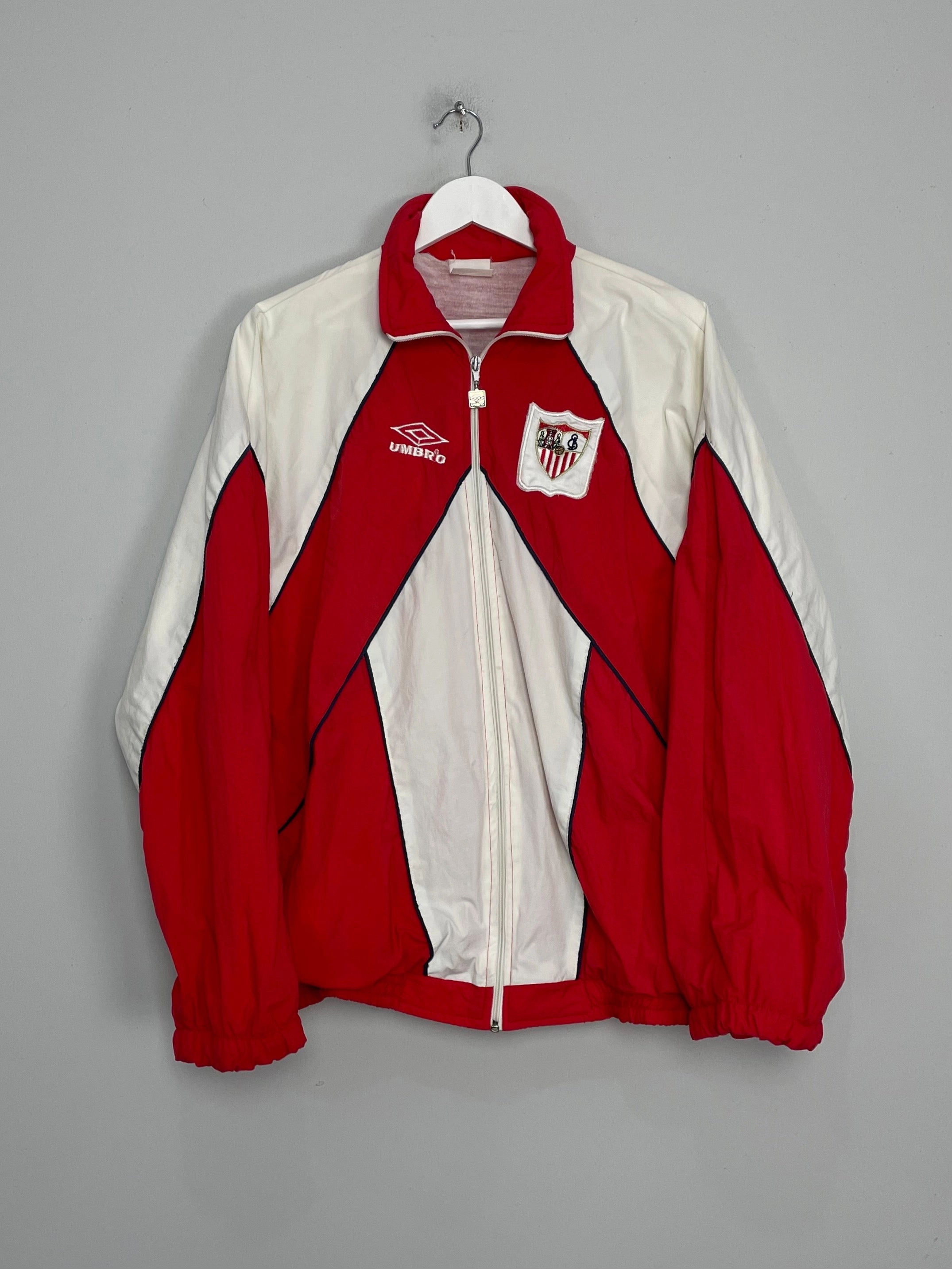 1994/96 SEVILLA TRACK JACKET (L) UMBRO OdorResistant Finish shooting range