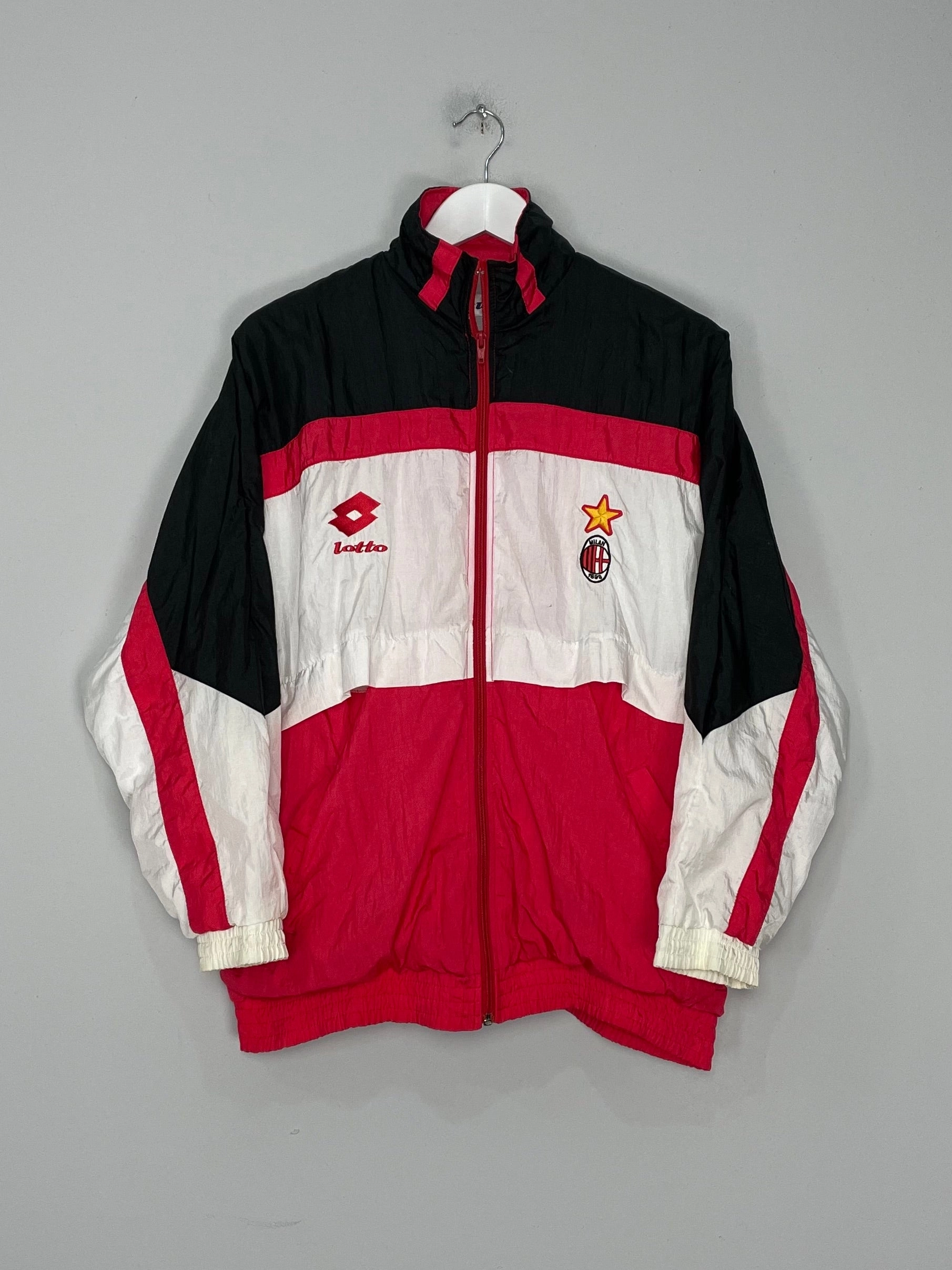 1995/96 AC MILAN TRACK JACKET (M) LOTTO Pockets included