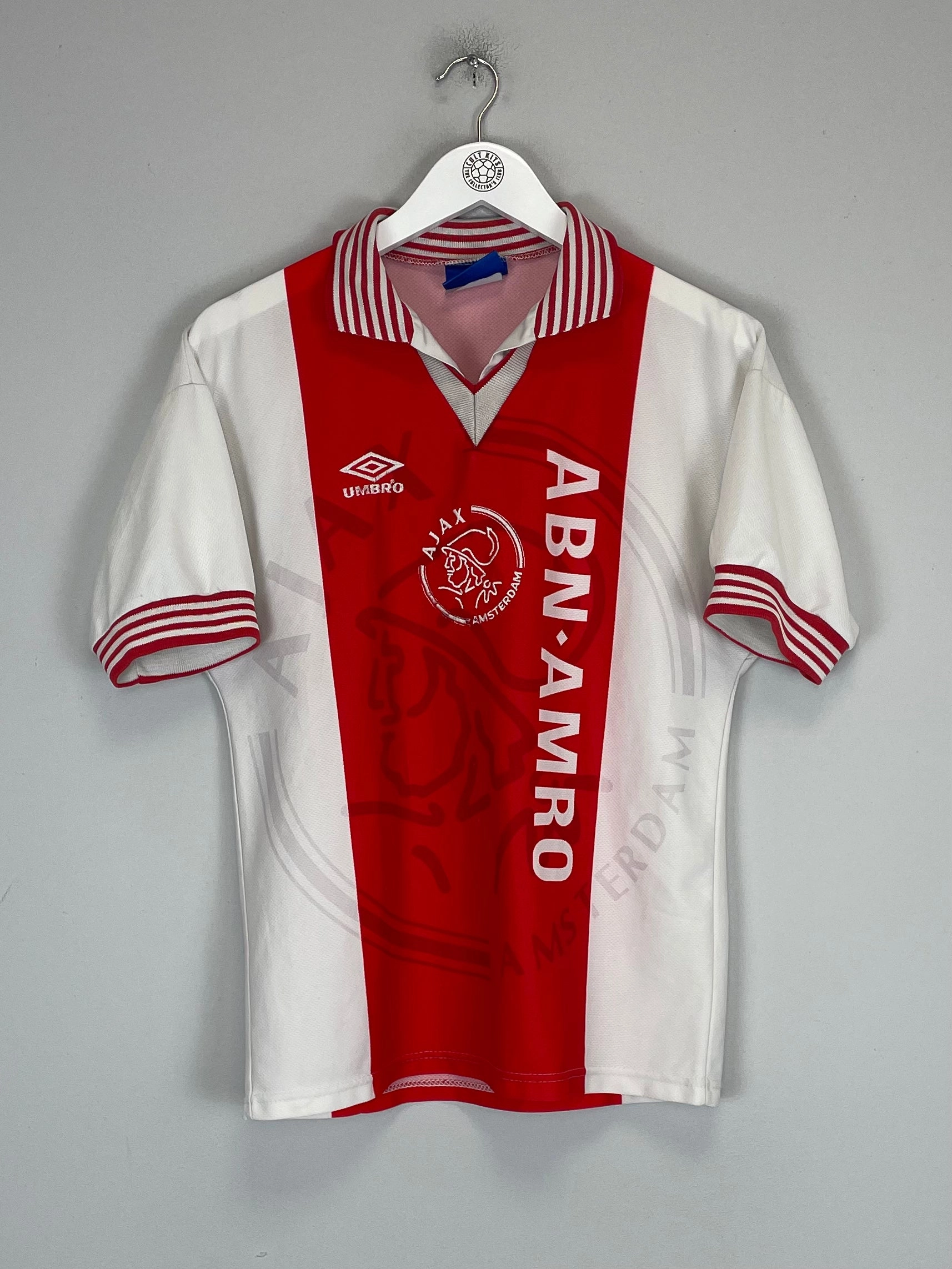 Abrasion Free Design 1995/96 AJAX HOME SHIRT (S) UMBRO