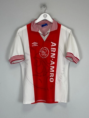 Abrasion Free Design 1995/96 AJAX HOME SHIRT (S) UMBRO