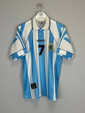 Low Impact Manufacturing 1995/96 ARGENTINA #7 HOME SHIRT (L) ADIDAS