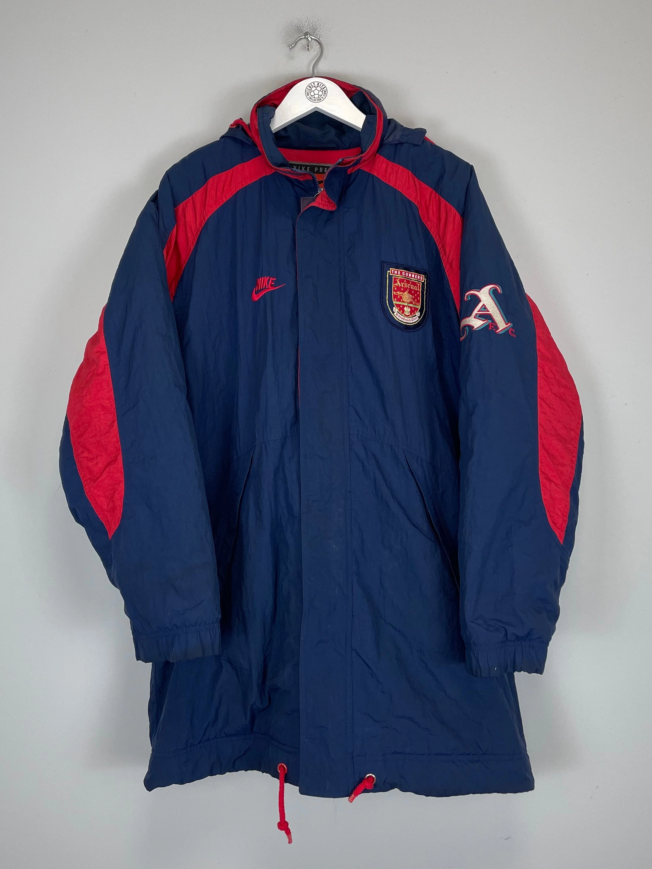 1995/96 ARSENAL BENCH COAT (M) NIKE Craft