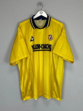 1995/96 BOURNEMOUTH AWAY SHIRT (XL) LE COQ SPORTIF Contoured Side Panels Tagless Construction