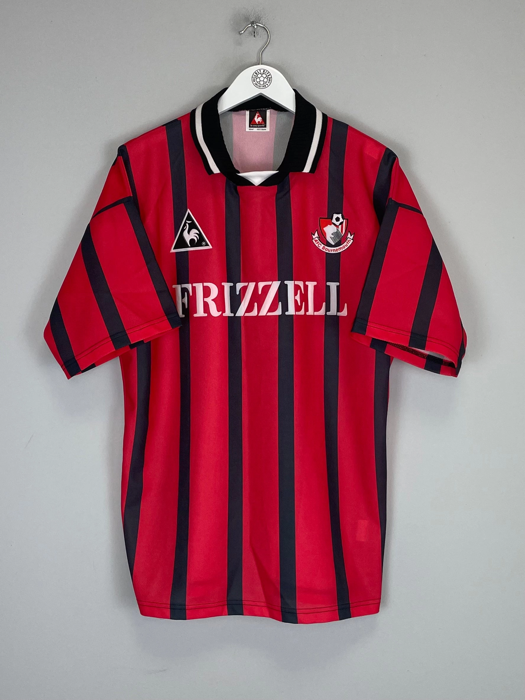 Anti Slip Inner Grip Casual Performance 1995/96 BOURNEMOUTH *MINT* HOME SHIRT (L) LE COQ