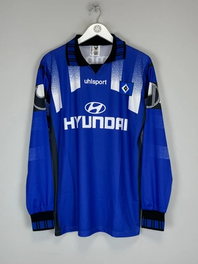 Layered Look Design Functional Fit 1995/96 HAMBURG *MINT* L/S AWAY SHIRT (L) UHLSPORT