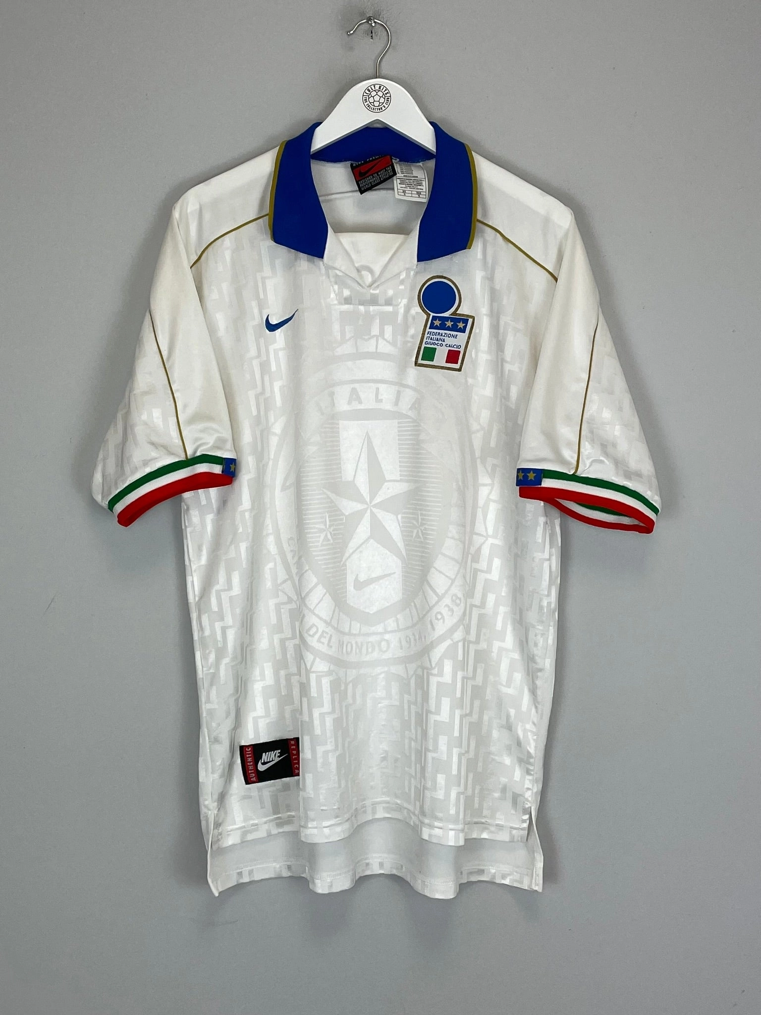 1995/96 ITALY AWAY SHIRT (XL) NIKE Hyper Fit