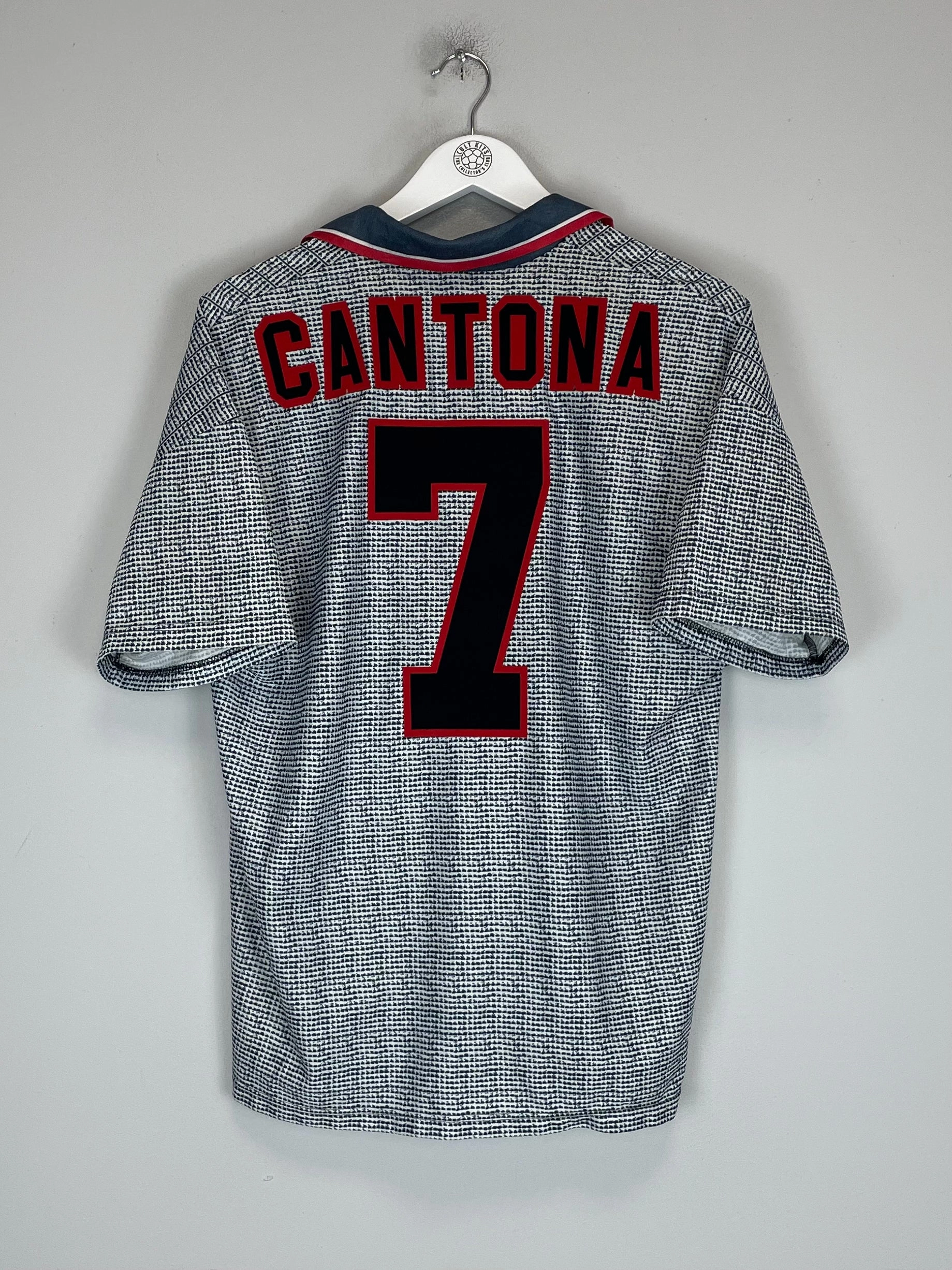 Athletic Wear Active Stretch 1995/96 MANCHESTER UNITED CANTONA #7 AWAY SHIRT (M) UMBRO