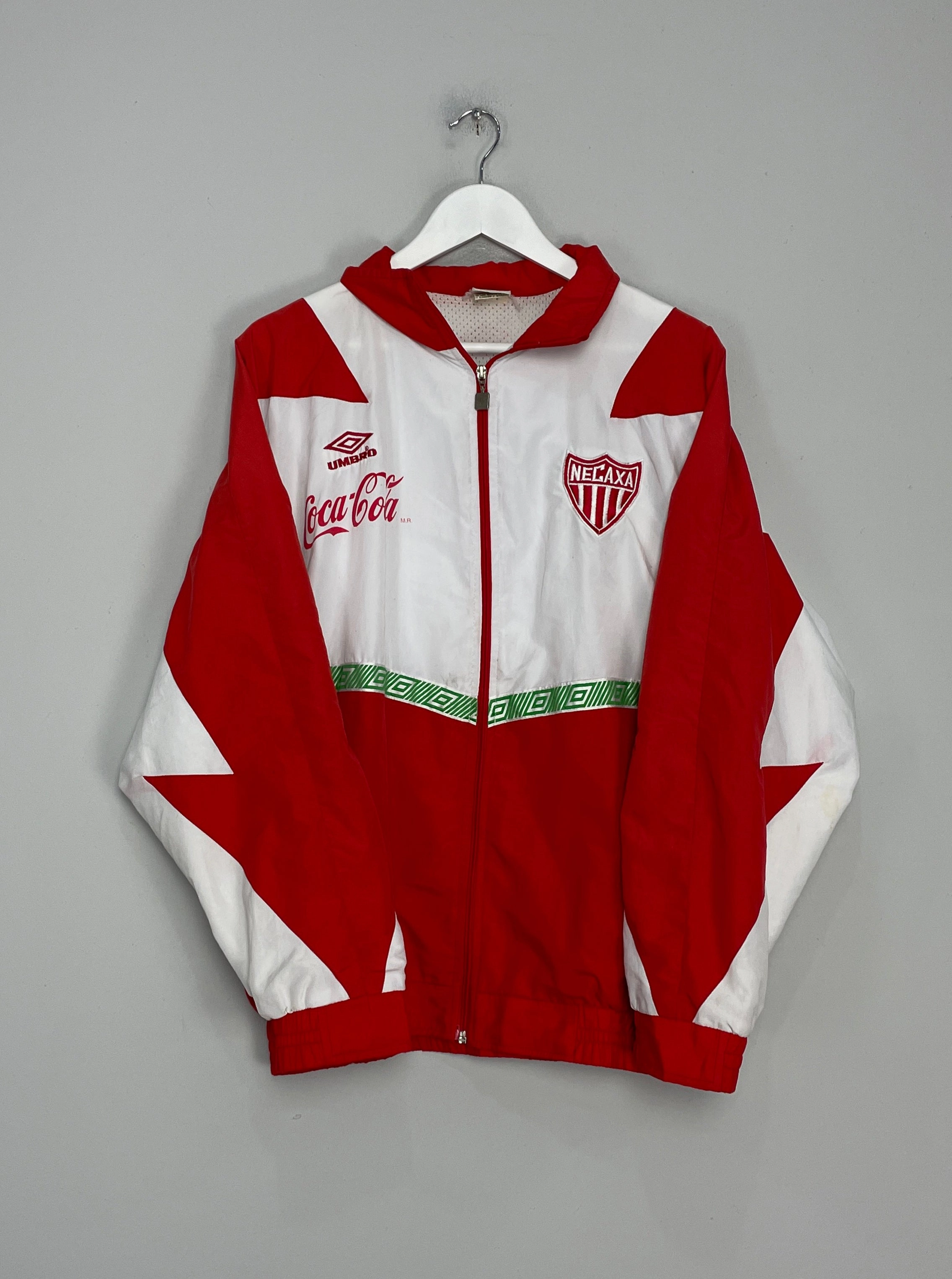 1995/96 NECAXA TRACK JACKET (L) UMBRO HighVisibilityTrims