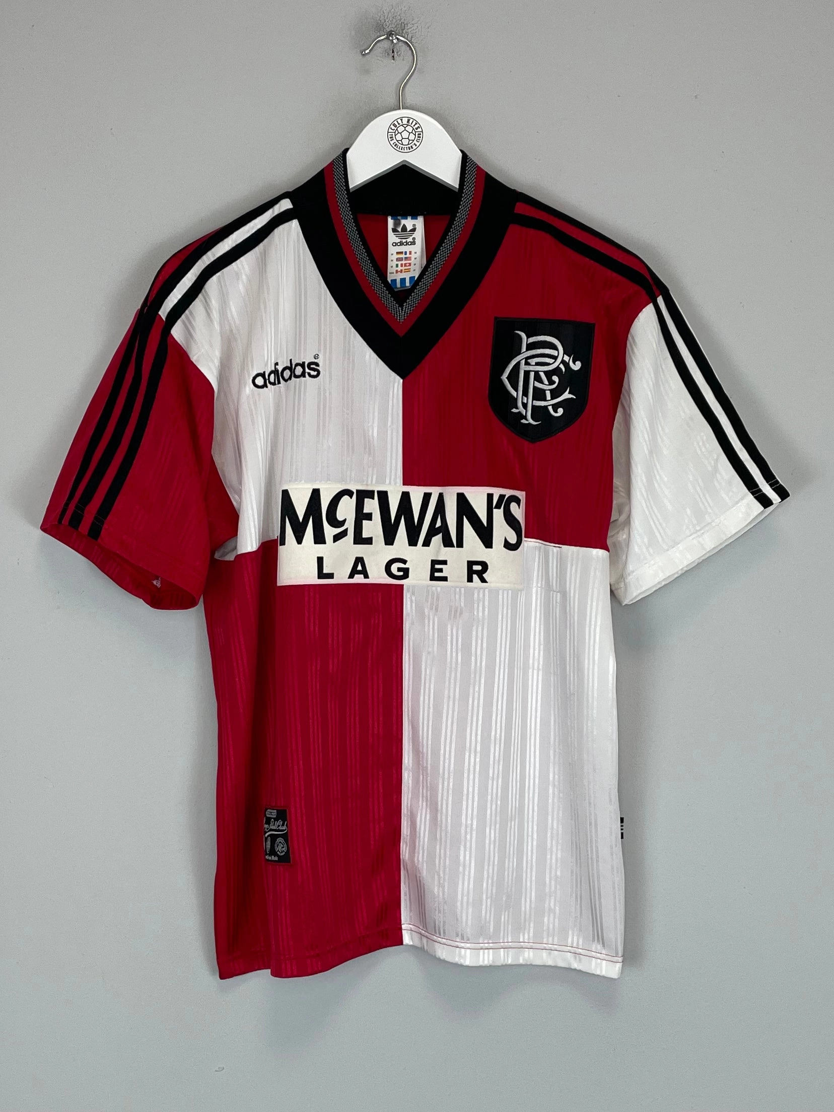 Performance Stretch 1995/96 RANGERS AWAY SHIRT (M) ADIDAS