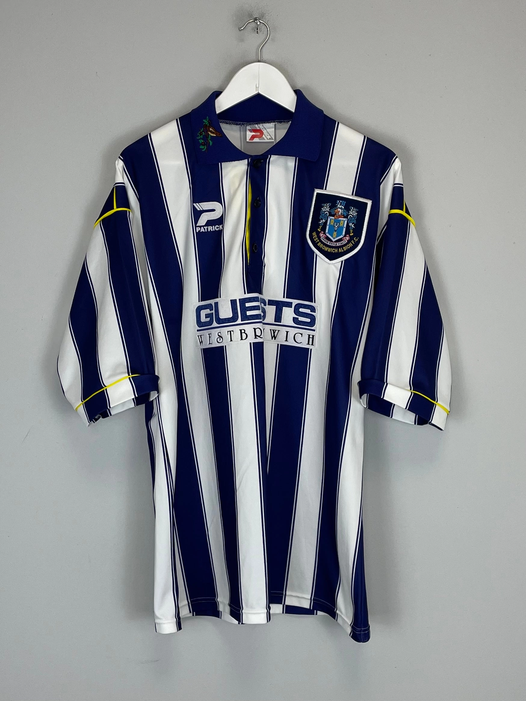 1995/96 WEST BROM HOME SHIRT (XL) PATRICK Quick Change
