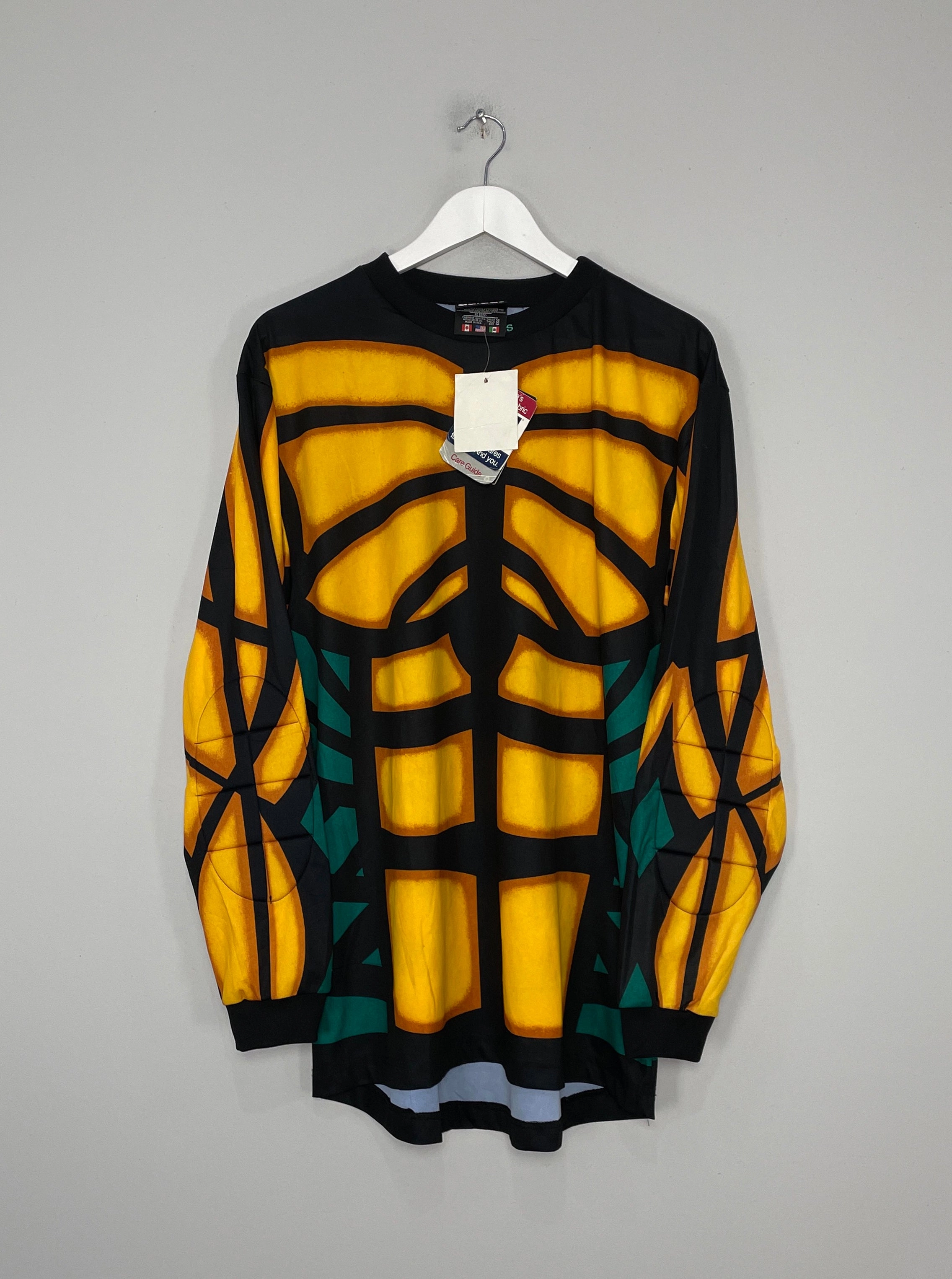 1995/97 ADIDAS GK 'TERMINATOR' *BNWT* TEMPLATE SHIRT (M) Adjustable Hem Ultimate Comfort