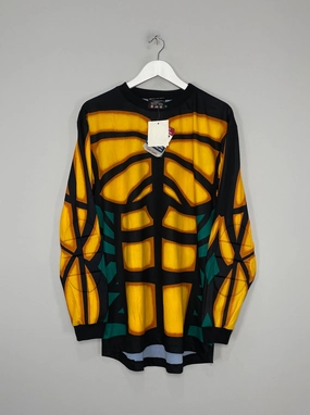 1995/97 ADIDAS GK 'TERMINATOR' *BNWT* TEMPLATE SHIRT (M) Adjustable Hem Ultimate Comfort