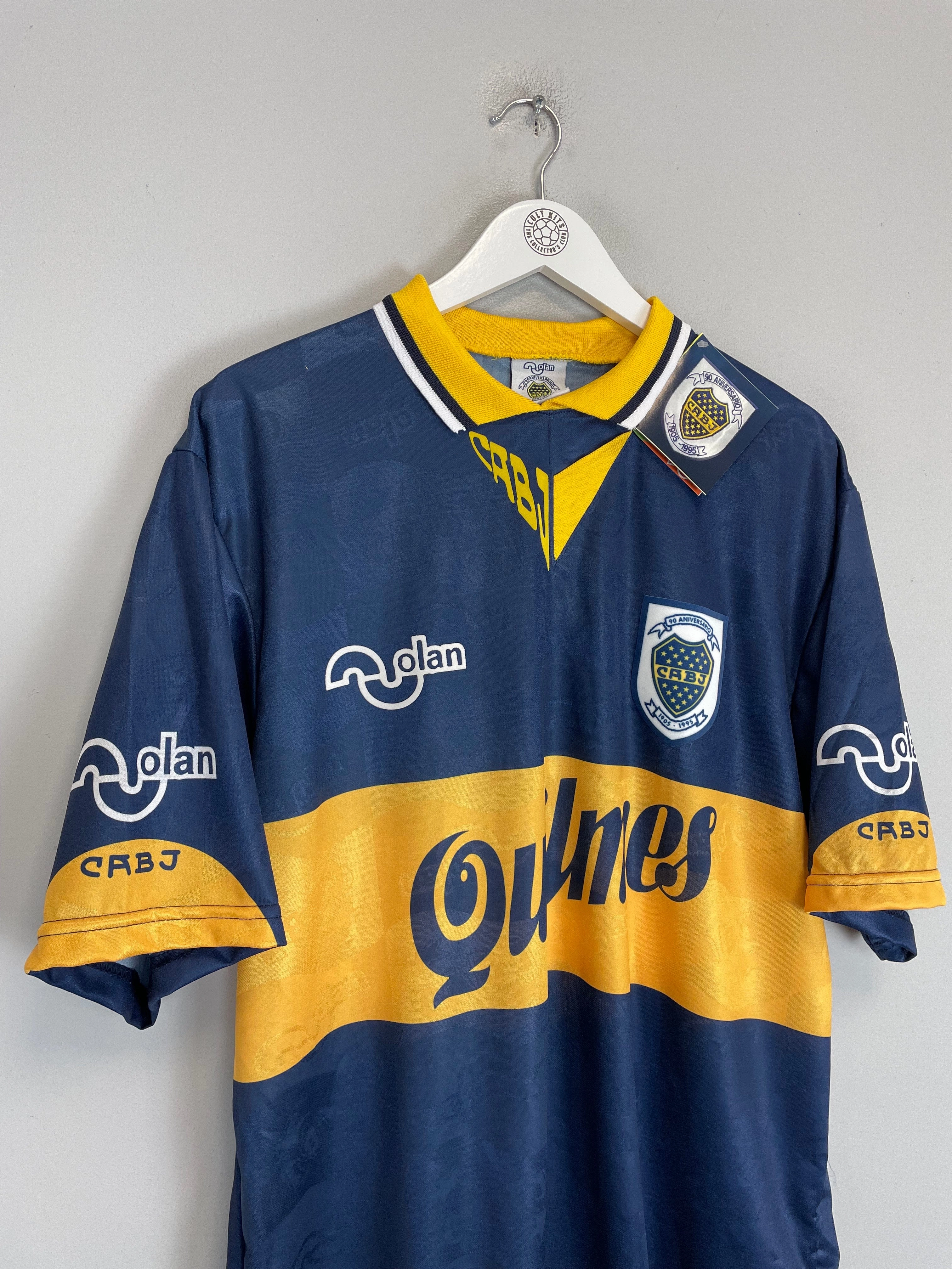 1995/97 Boca Juniors (Maradona) #10 *Reissue* BNWT Home (Multiple Sizes) Olan Muscle Motion Core Comfort