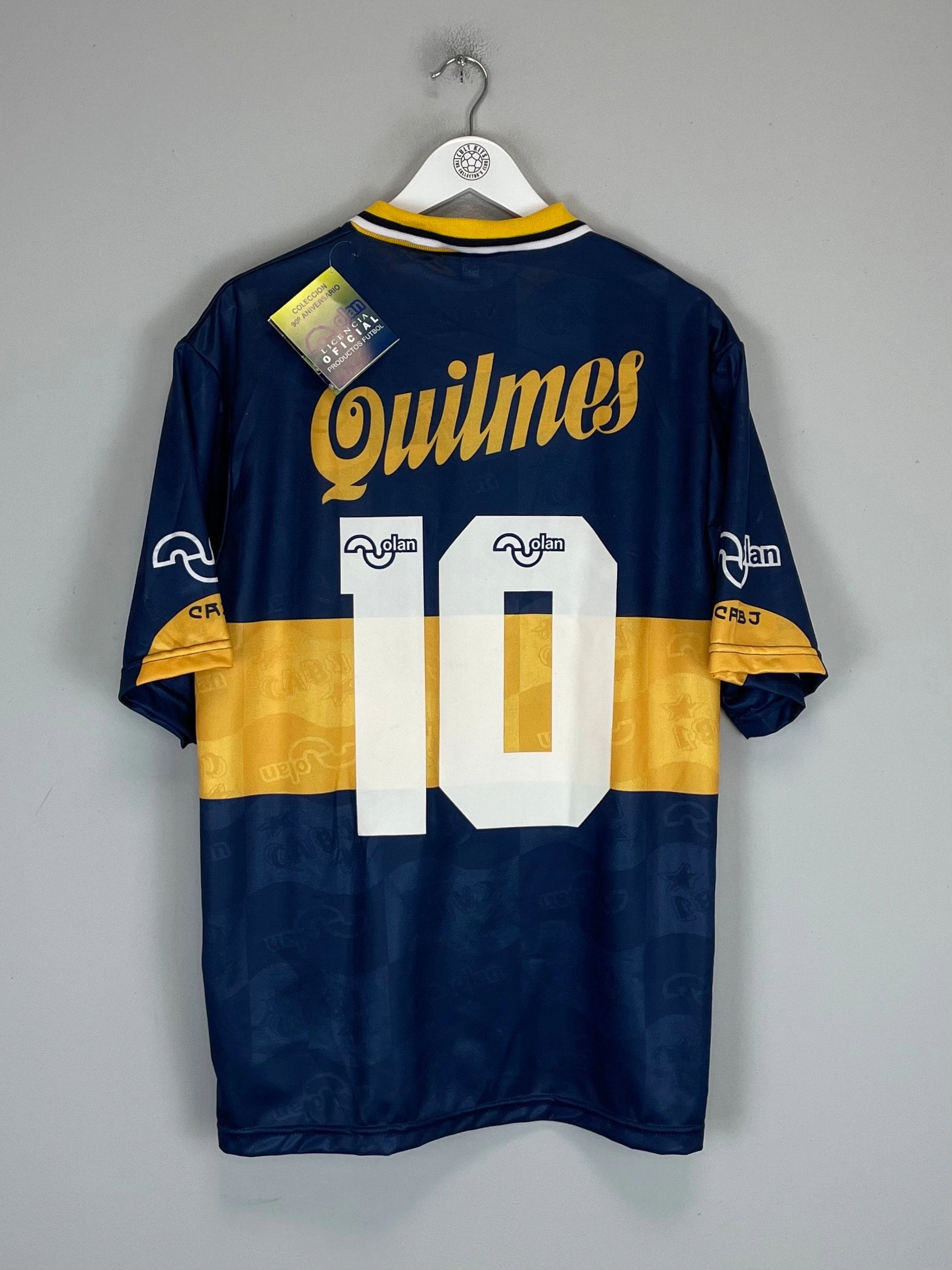 Low Friction Texturing Durable Polyester Blend 1995/97 Boca Juniors (Maradona) #10 *Reissue* BNWT Home (Multiple Sizes) Olan