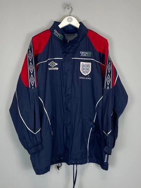 1995/97 ENGLAND TRACK JACKET (M) UMBRO MoistureManagement Fabric