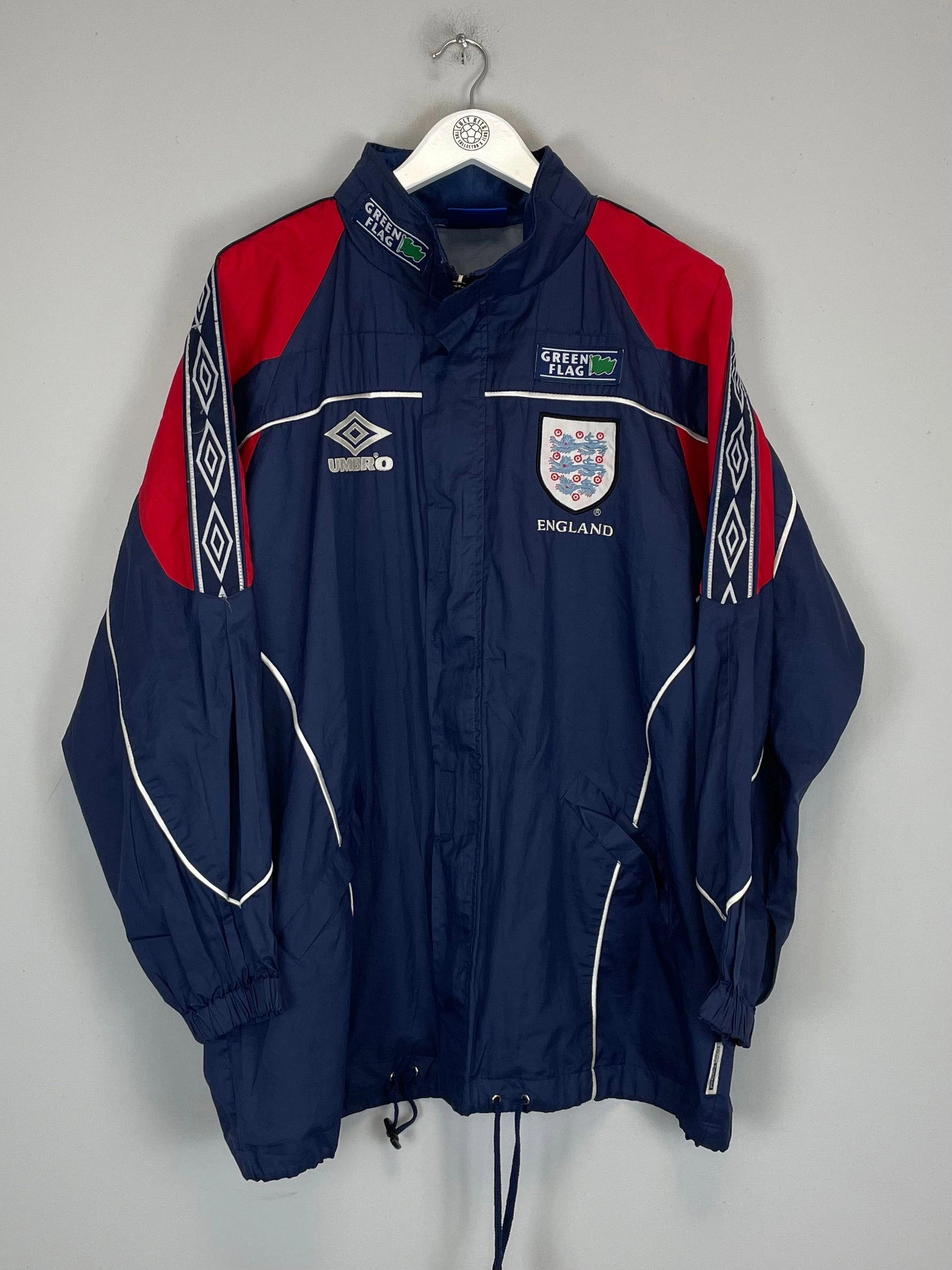 Stylish add-ons Flexible Outfit 1995/97 ENGLAND TRACK JACKET (M) UMBRO