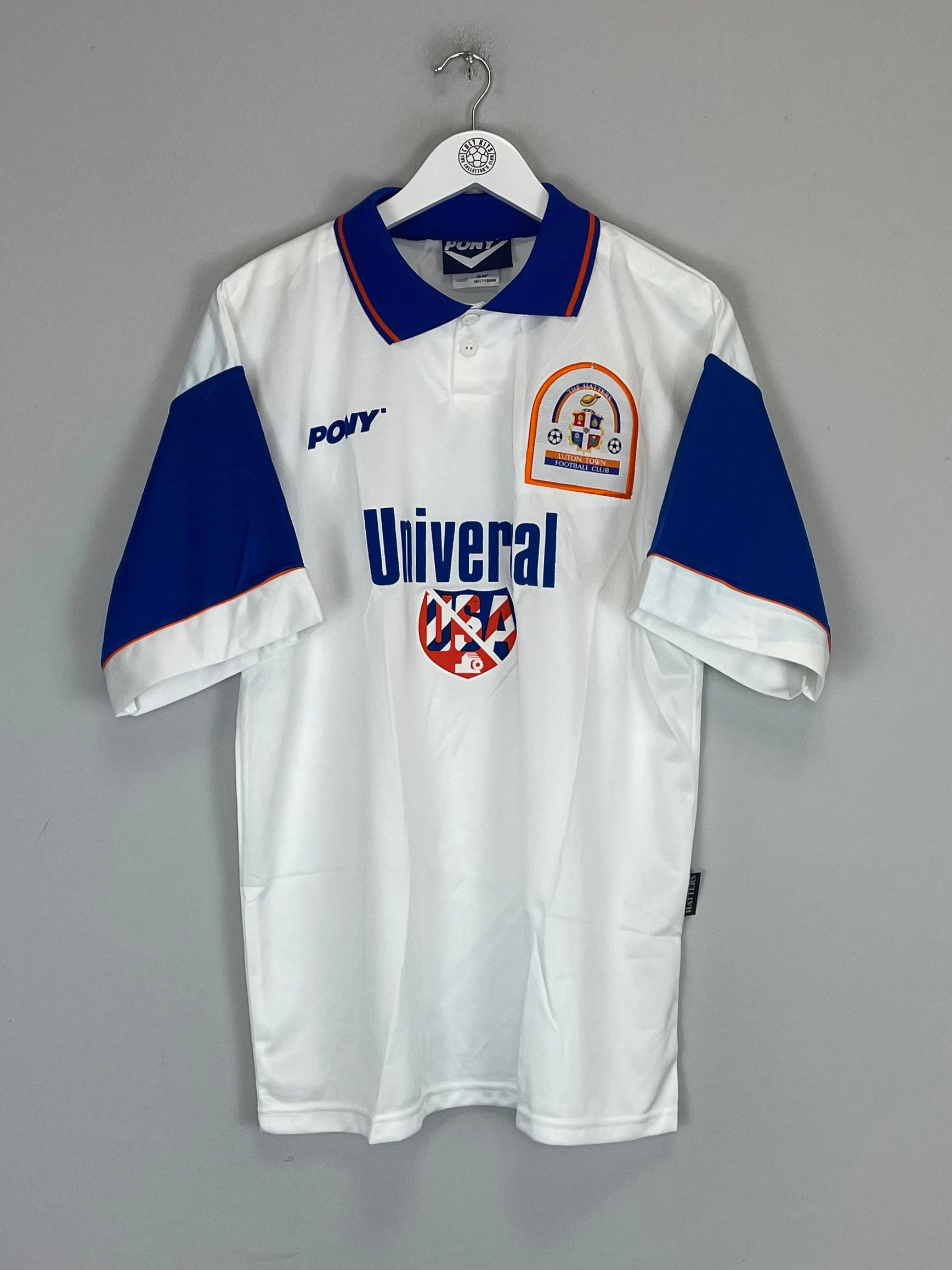 Breathe Fit Sleek lines 1995/97 LUTON TOWN *BNWOT* HOME SHIRT (L) PONY