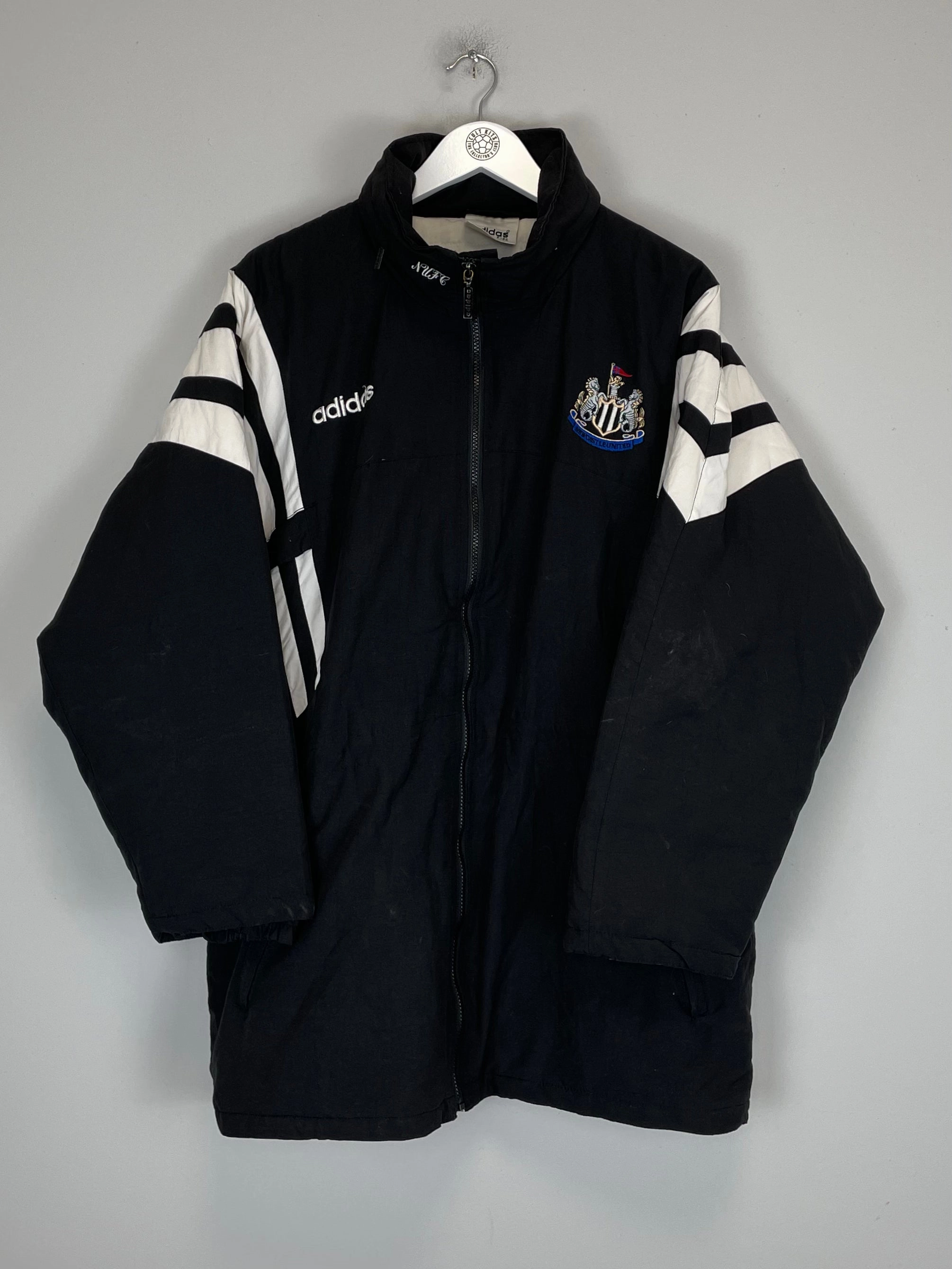 1995/97 NEWCASTLE UNITED BENCH COAT (L) ADIDAS Model
