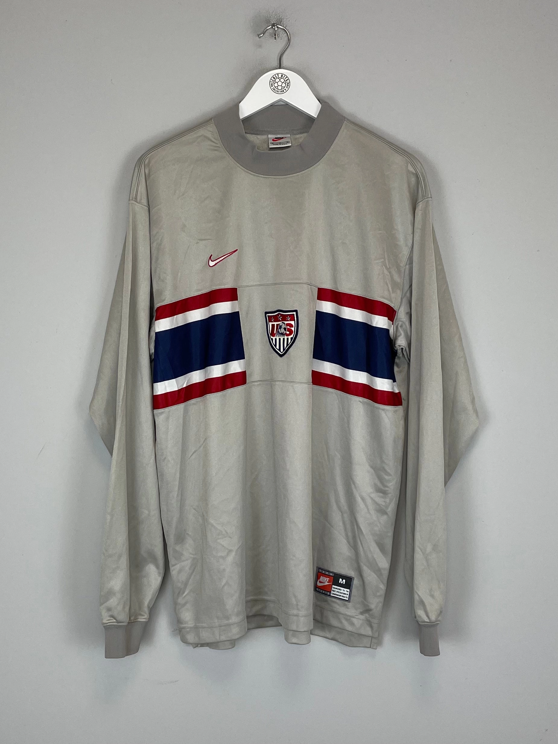 1995/98 USA GK SHIRT (M) NIKE Durable Double Needle Hem