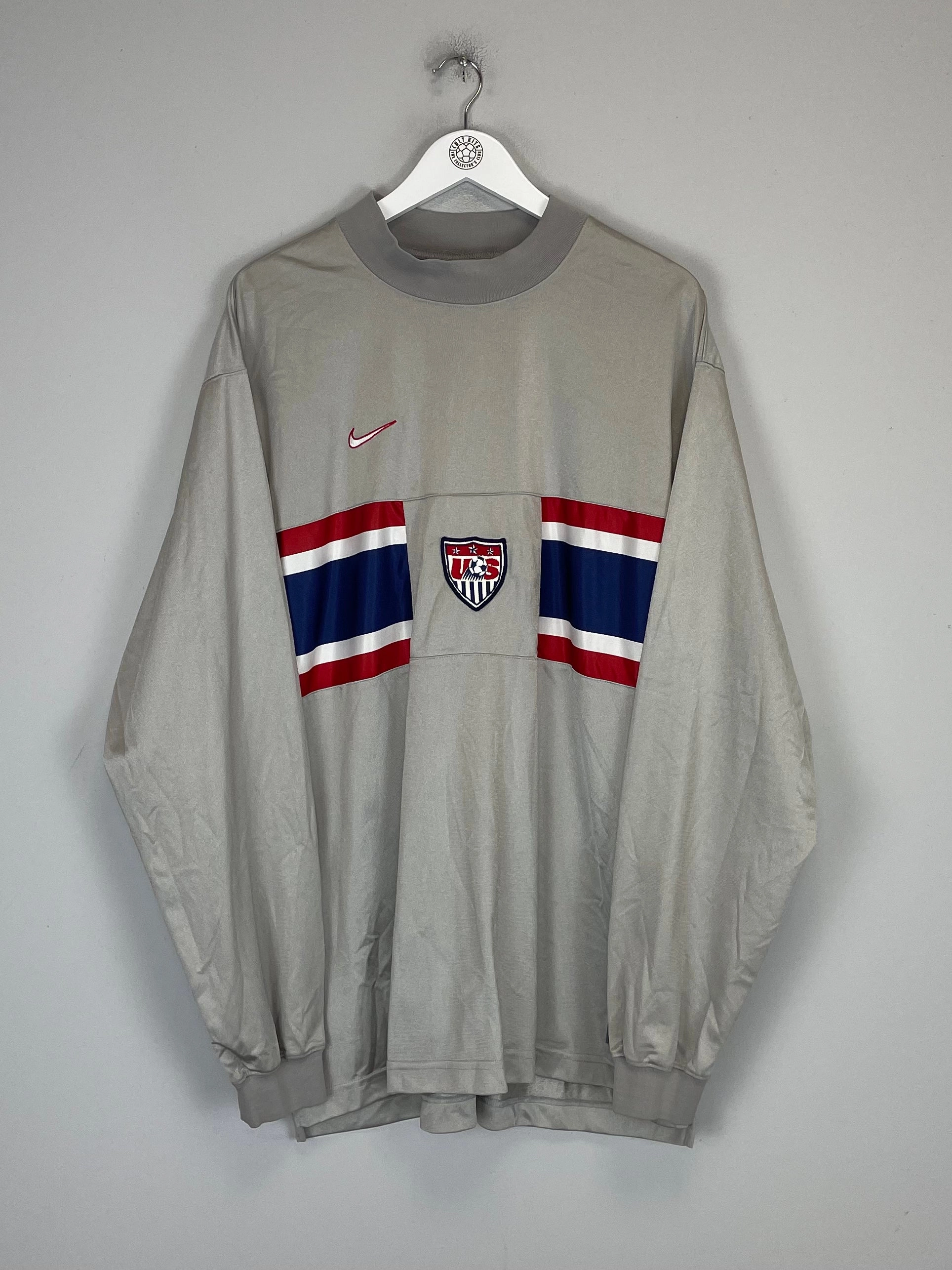 1995/98 USA GK SHIRT (XL) NIKE Soft Brushed Interior
