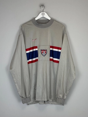 1995/98 USA GK SHIRT (XL) NIKE Soft Brushed Interior