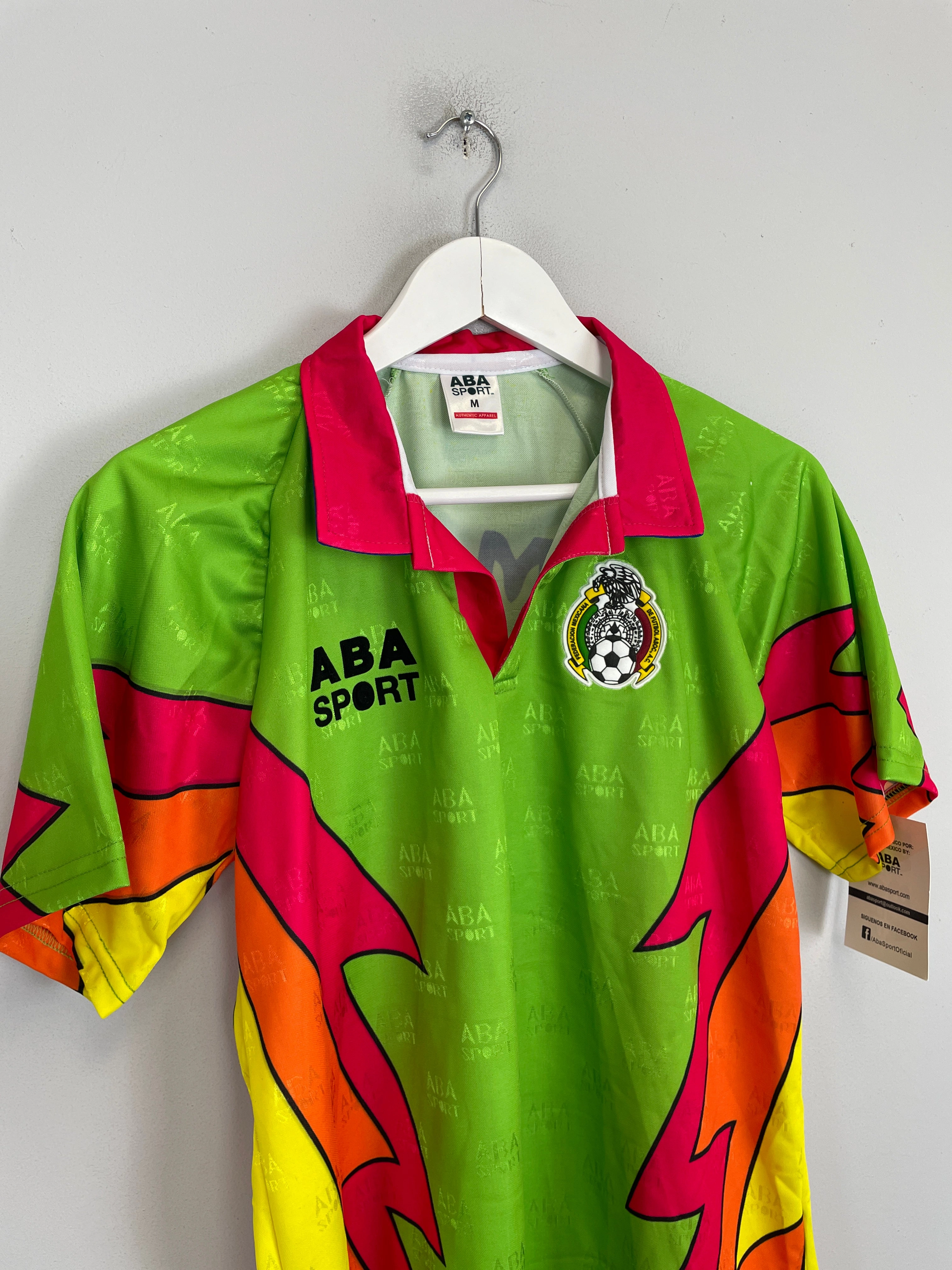 Durable Wicking Channels 1995 Mexico Campos #1 *Reissue* GK (Multiple Sizes) ABA Sport