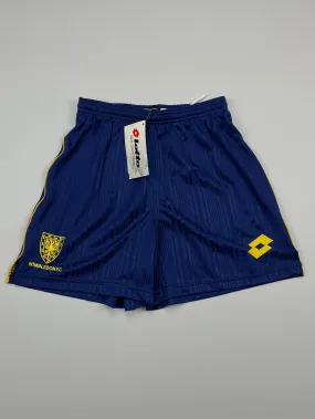 1996/97 WIMBLEDON *BNWT* HOME SHORTS (XL) LOTTO Stain Resistant Treatment