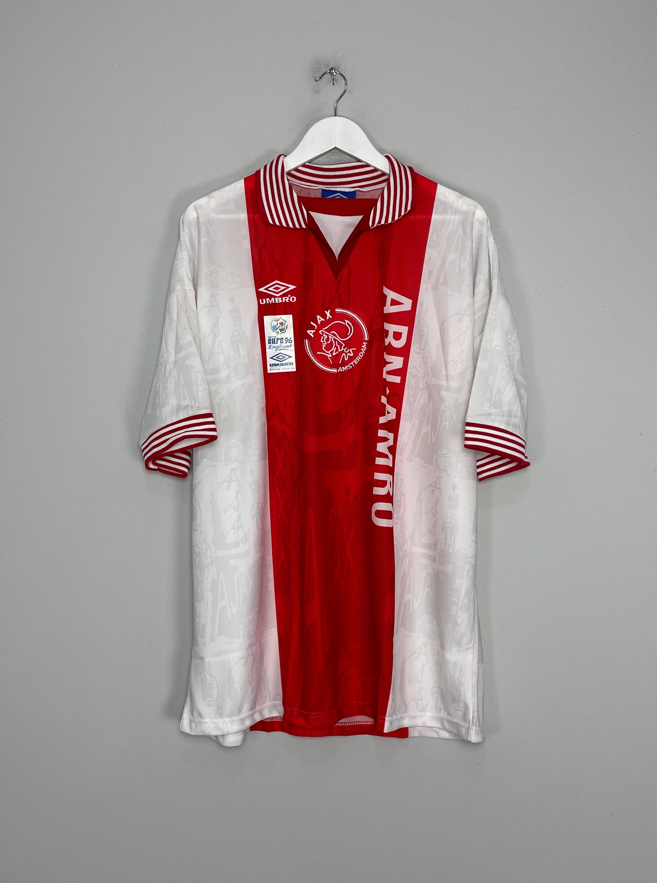 1996/97 AJAX *BNWOT* HOME SHIRT (XXL) UMBRO Unisex Design Athletic gear