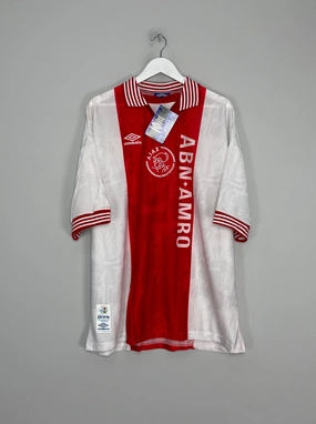 Breathable Sportswear Fabric Reflective Safety Details 1996/97 AJAX *BNWT* HOME SHIRT (XXL) UMBRO