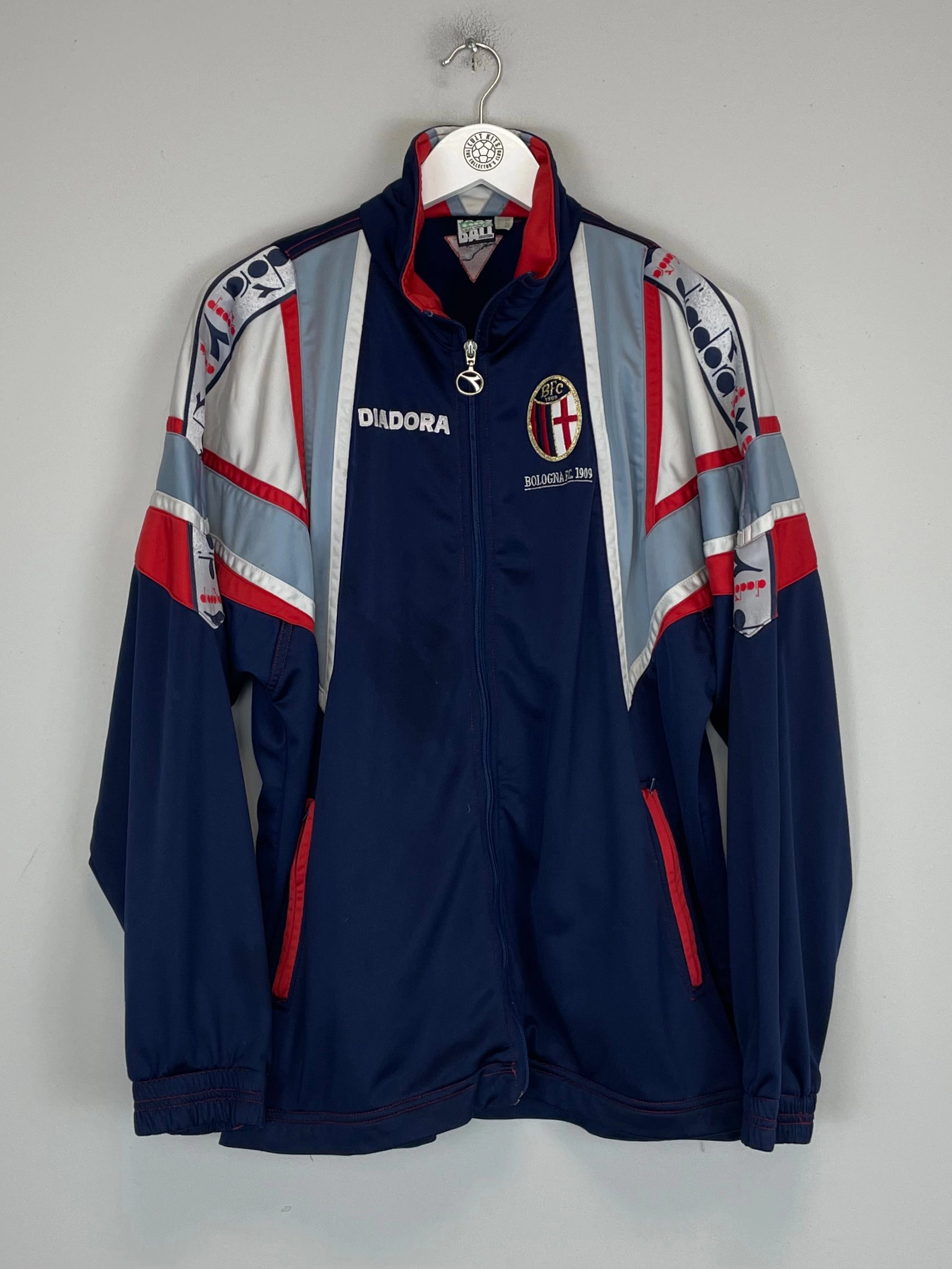 salon Asymmetric Collar Padding 1996/97 BOLOGNA TRACK JACKET (M) DIADORA
