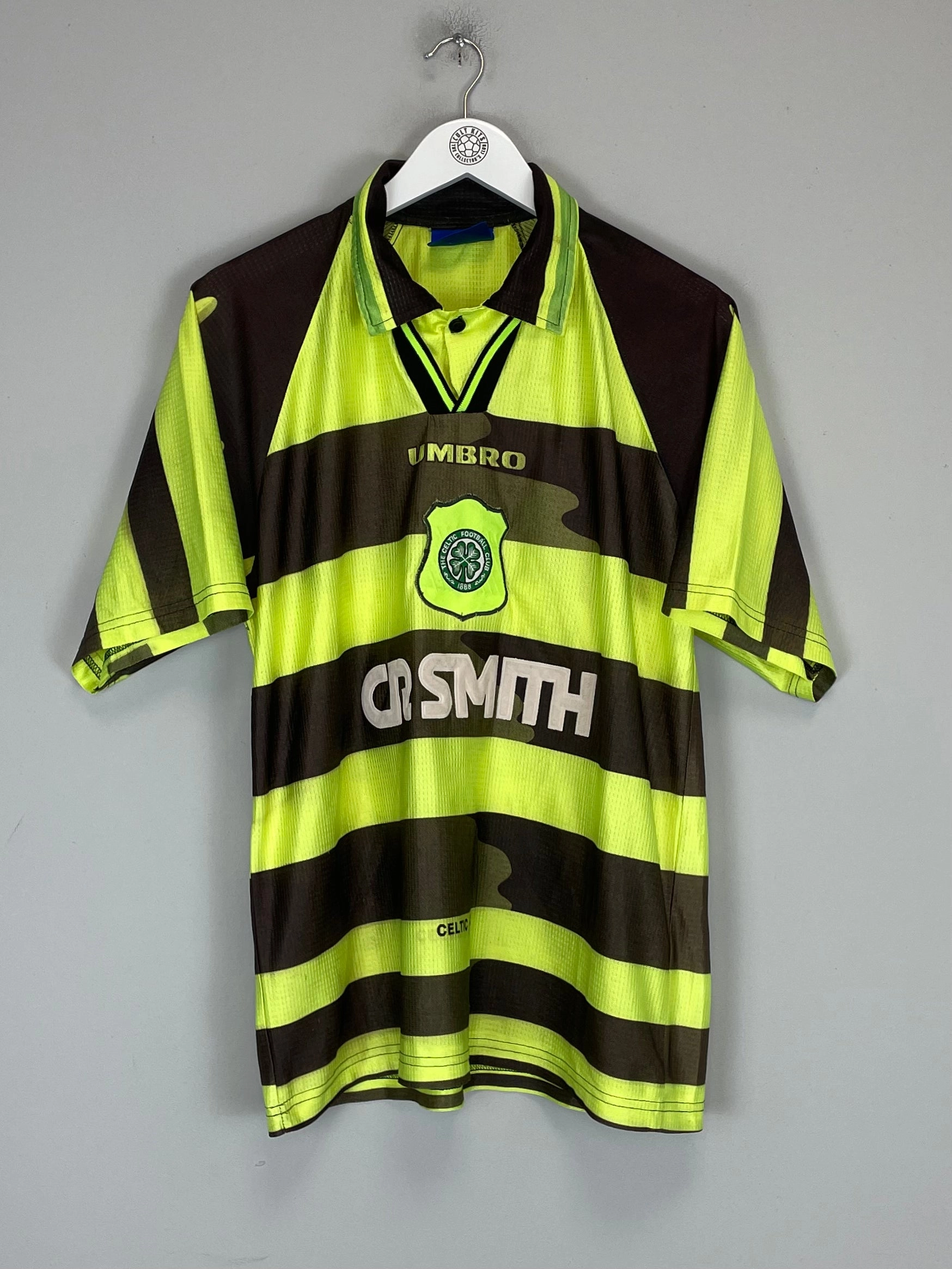 Quick Dry Material 1996/97 CELTIC AWAY SHIRT (M) UMBRO