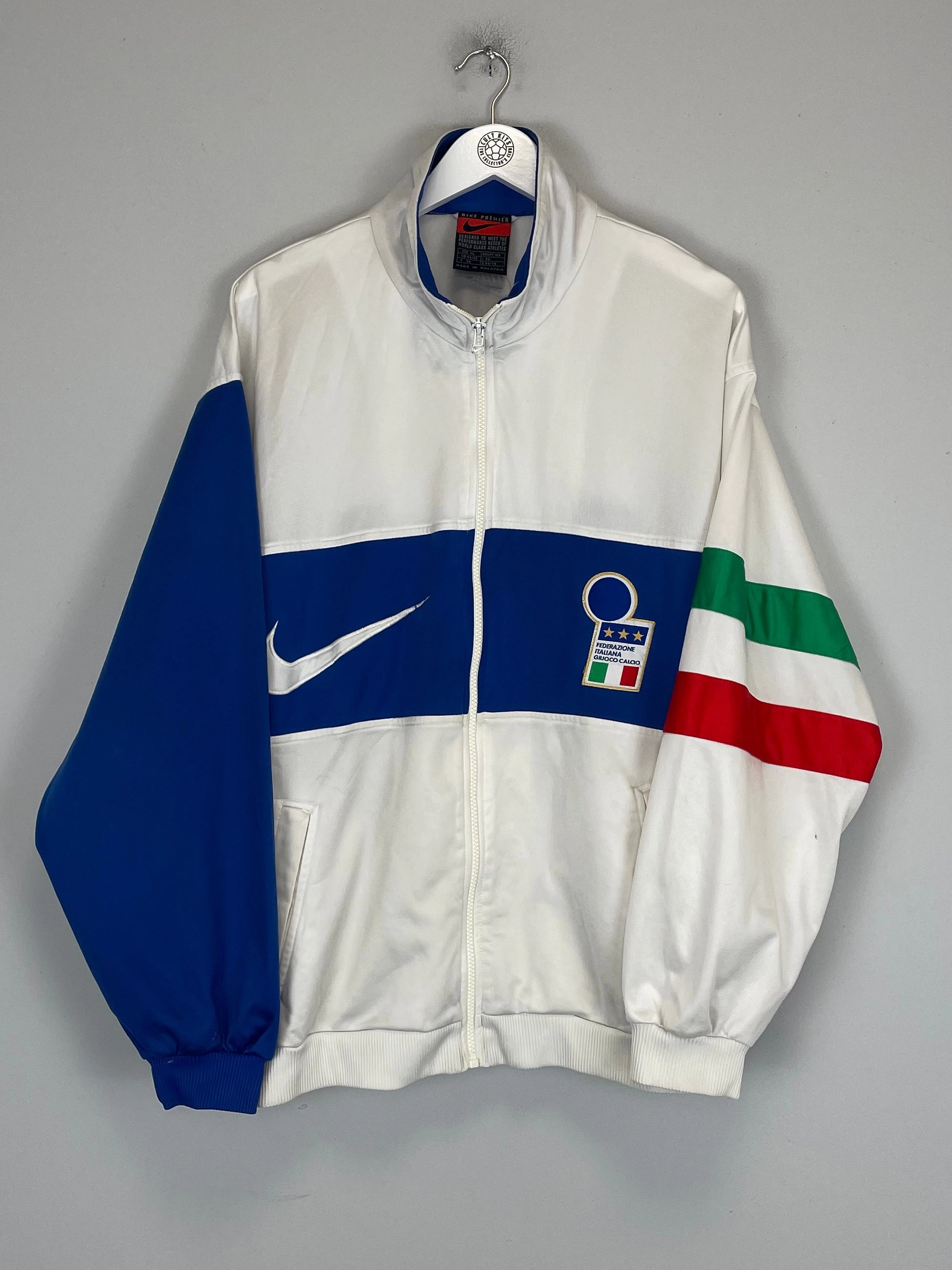 1996/97 ITALY TRACK JACKET (XL) NIKE Sporty Chic stain remover