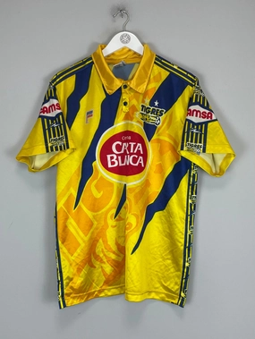 Biodegradable Synthetic Fibers Comfortable Inner Lining 1996/97 TIGRES #12 HOME SHIRT (L) FAMAX
