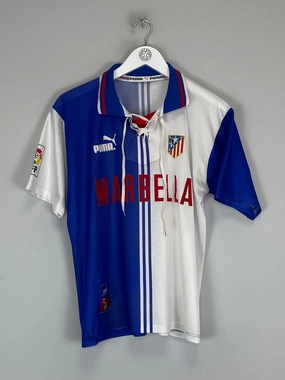 1996/98 ATLETICO MADRID THIRD SHIRT (S) PUMA Low Impact Manufacturing Sustainable production
