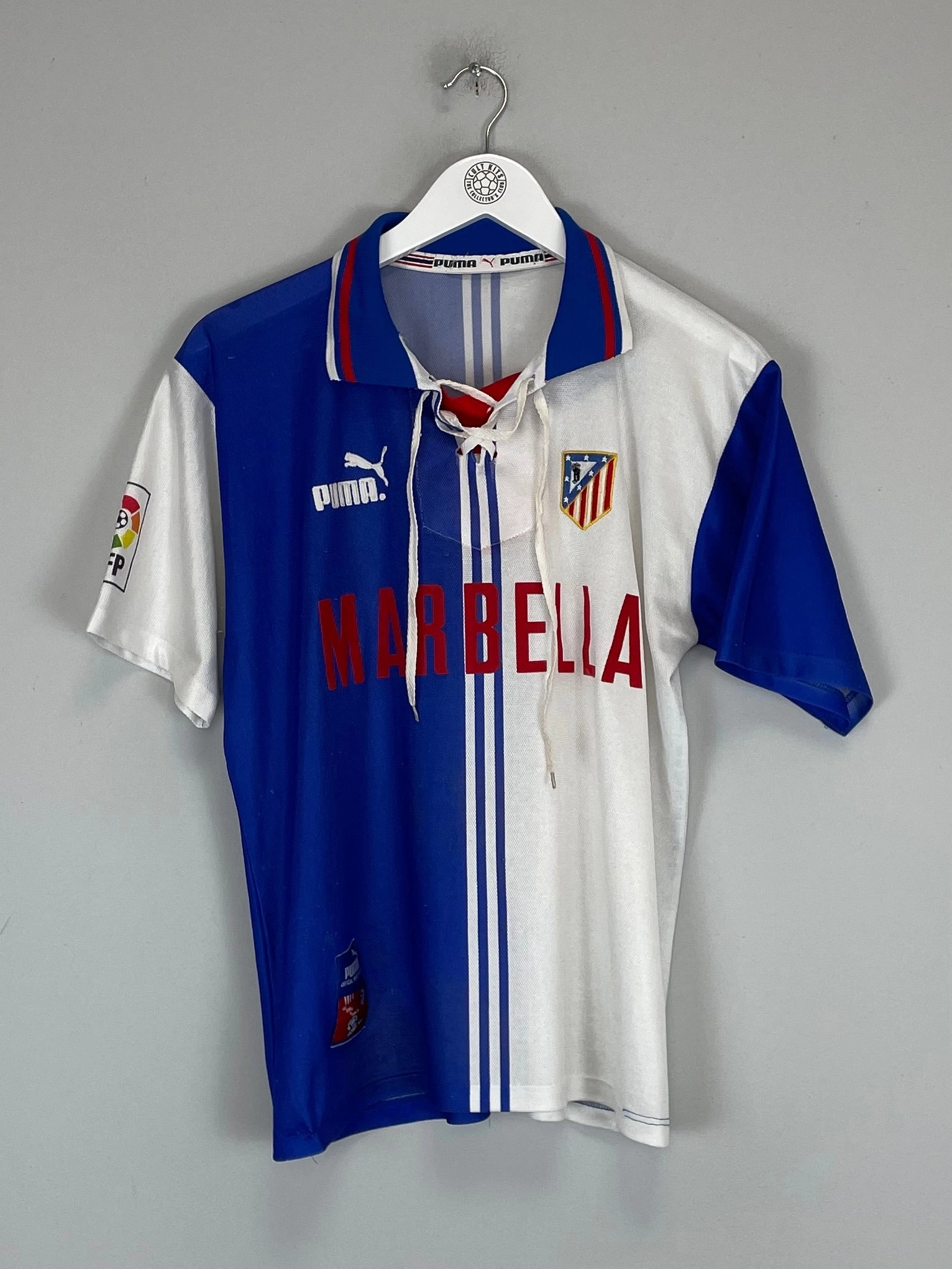 1996/98 ATLETICO MADRID THIRD SHIRT (S) PUMA Low Impact Manufacturing Sustainable production