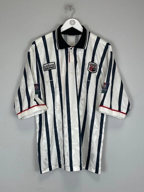 Casual Motion Anti Snag Surface 1996/98 BRENTFORD #11 *MATCH ISSUE* HOME SHIRT (L) COBRA SPORTS