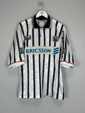 1996/98 BRENTFORD #5 *MATCH ISSUE* AWAY SHIRT (L) COBRA SPORTS Sleek lines Seamless Side Panels
