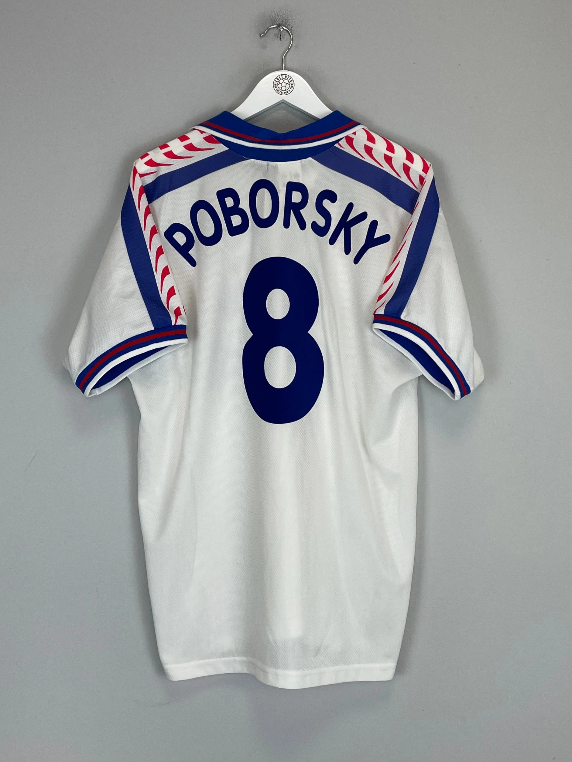 1996/98 CZECH REPUBLIC POBORSKY #8 AWAY SHIRT (XL) PUMA Cozy Layers Colorfast Dye Methods