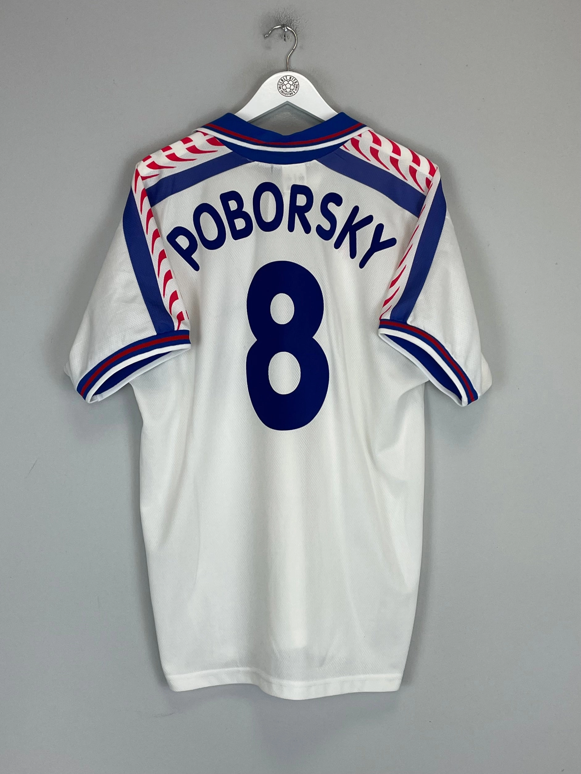 1996/98 CZECH REPUBLIC POBORSKY #8 AWAY SHIRT (XL) PUMA Breathable Layer