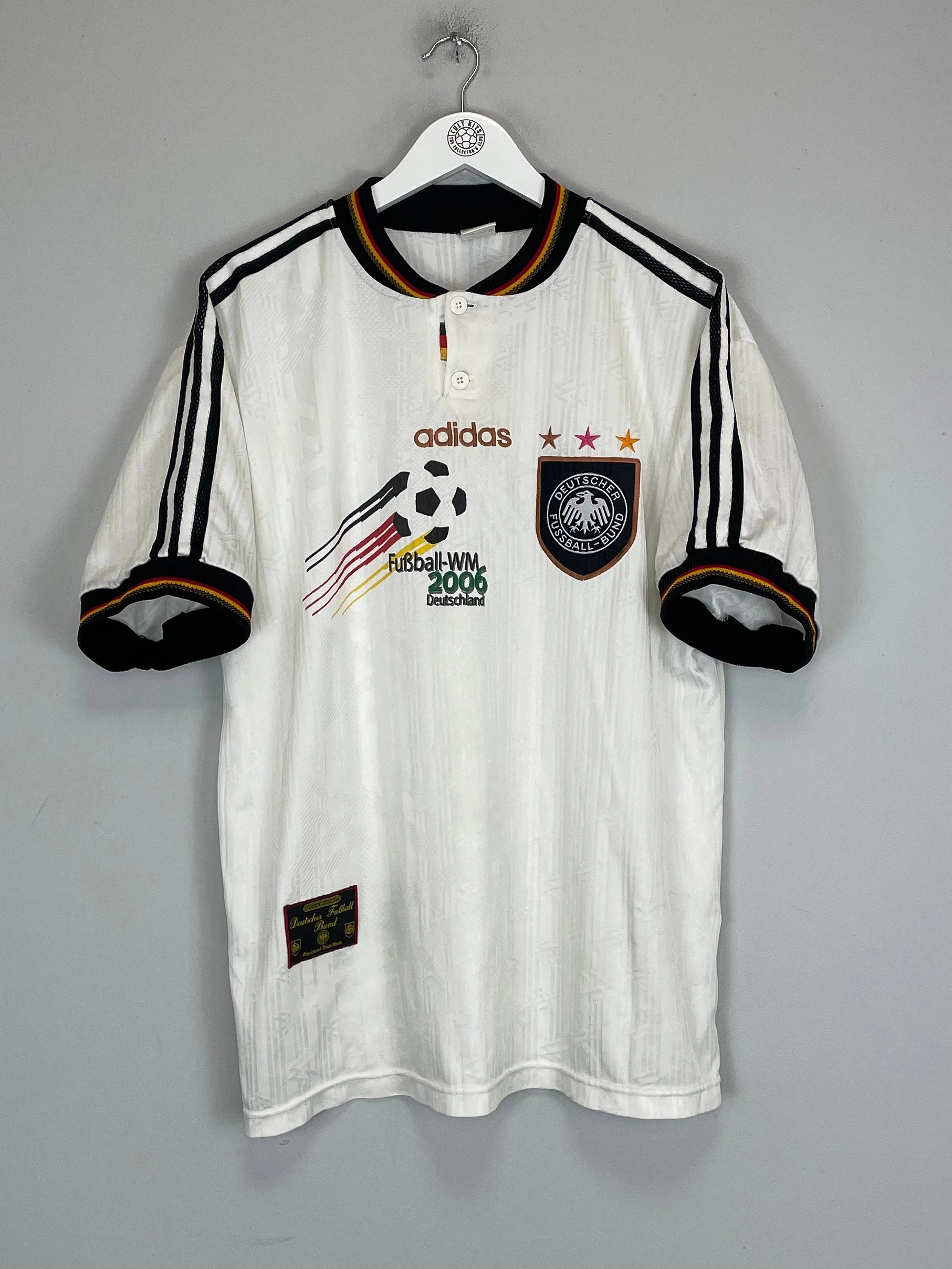 1996/98 GERMANY 'WM 2006' HOME SHIRT (XL) ADIDAS Temperature Regulating Material No Chafe