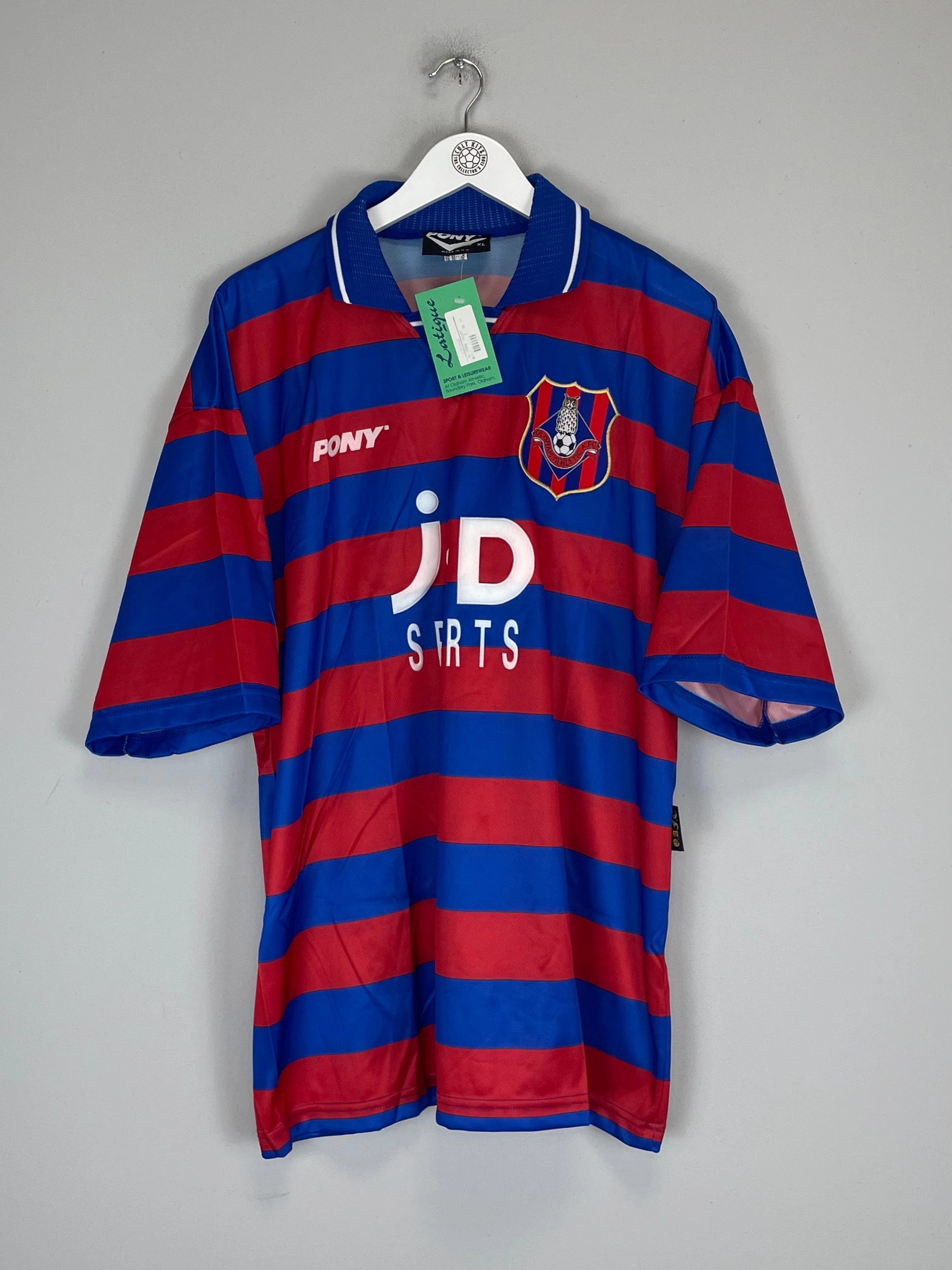 1996/98 OLDHAM ATHLETIC *BNWT* HOME SHIRT (XL) PONY Training Ready