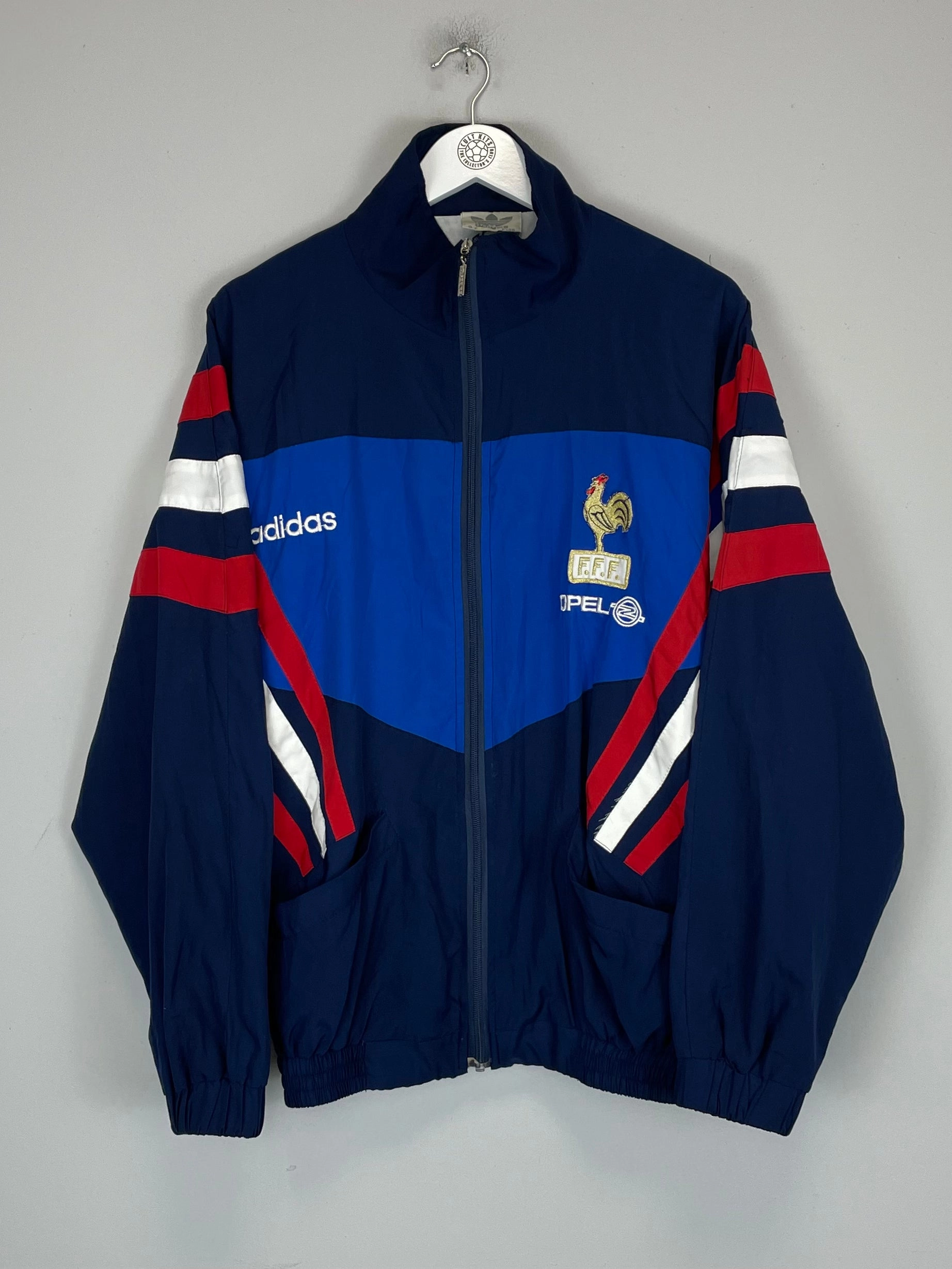 Solid colors EcoFriendly Recycled Material 1996 FRANCE TRACK JACKET (M) ADIDAS