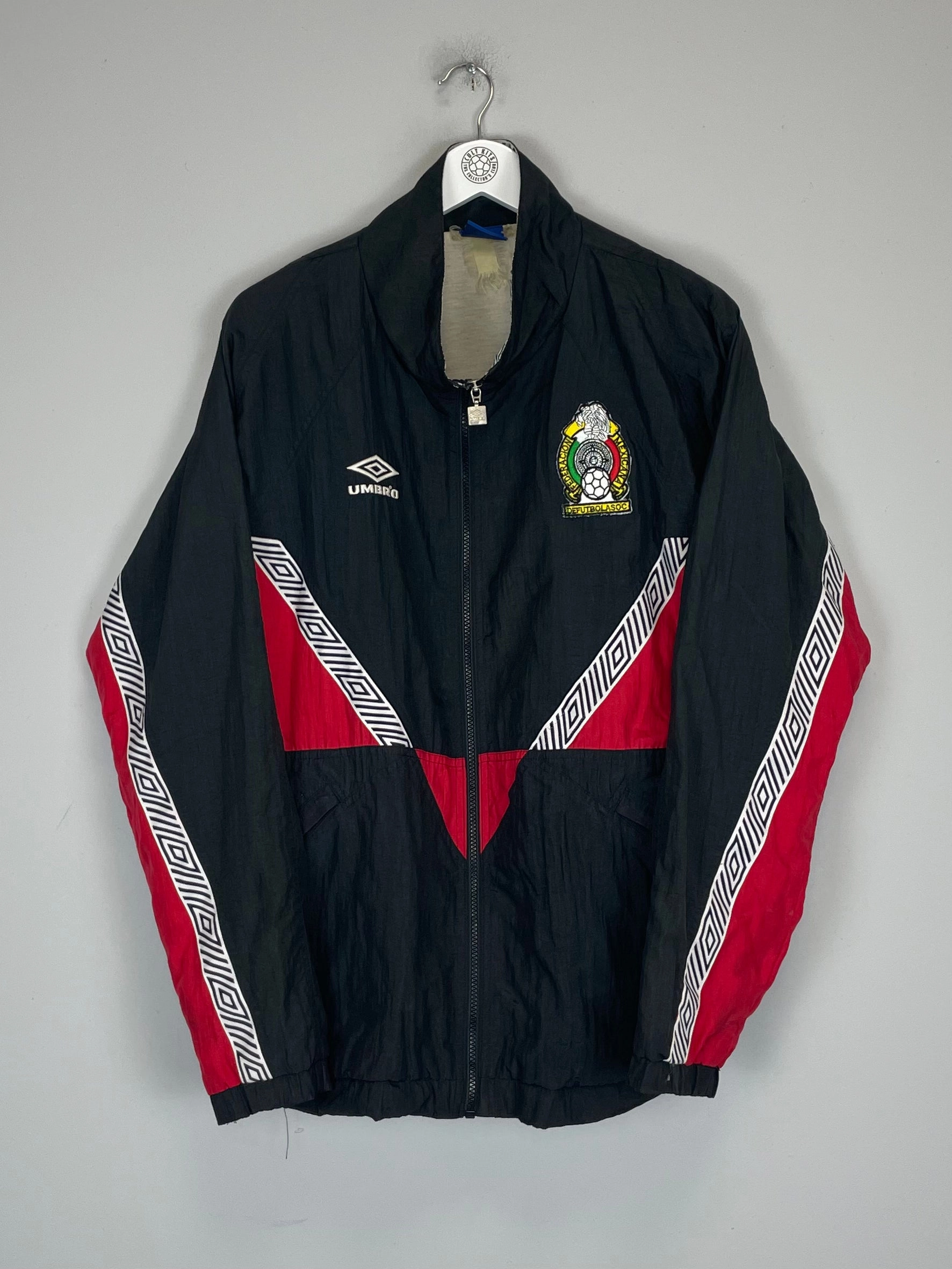 1996 MEXICO TRACK JACKET (L) UMBRO value venue thinsulate