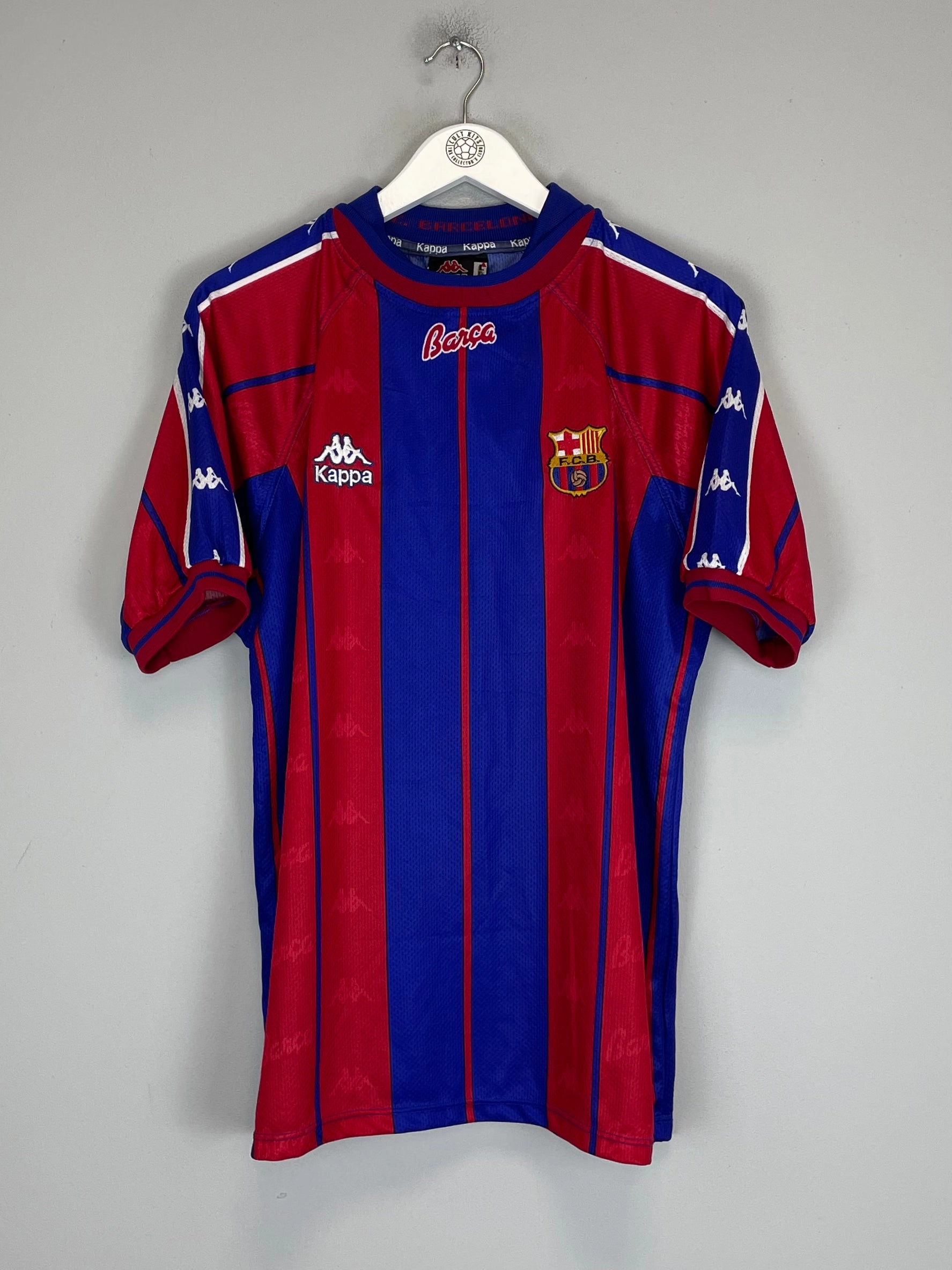 Moisture Lock Layer 1997/98 BARCELONA *MINT* HOME SHIRT (L) KAPPA